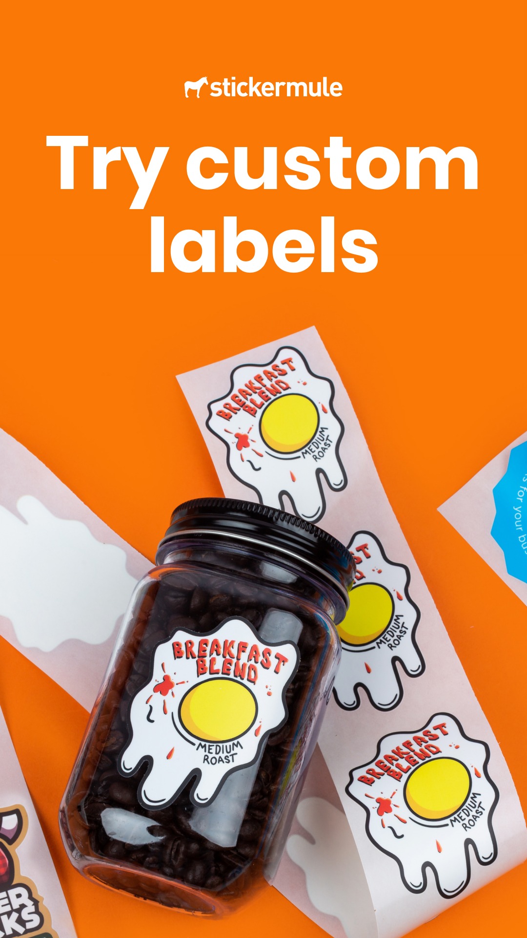 Sticker Mule Facebook ad