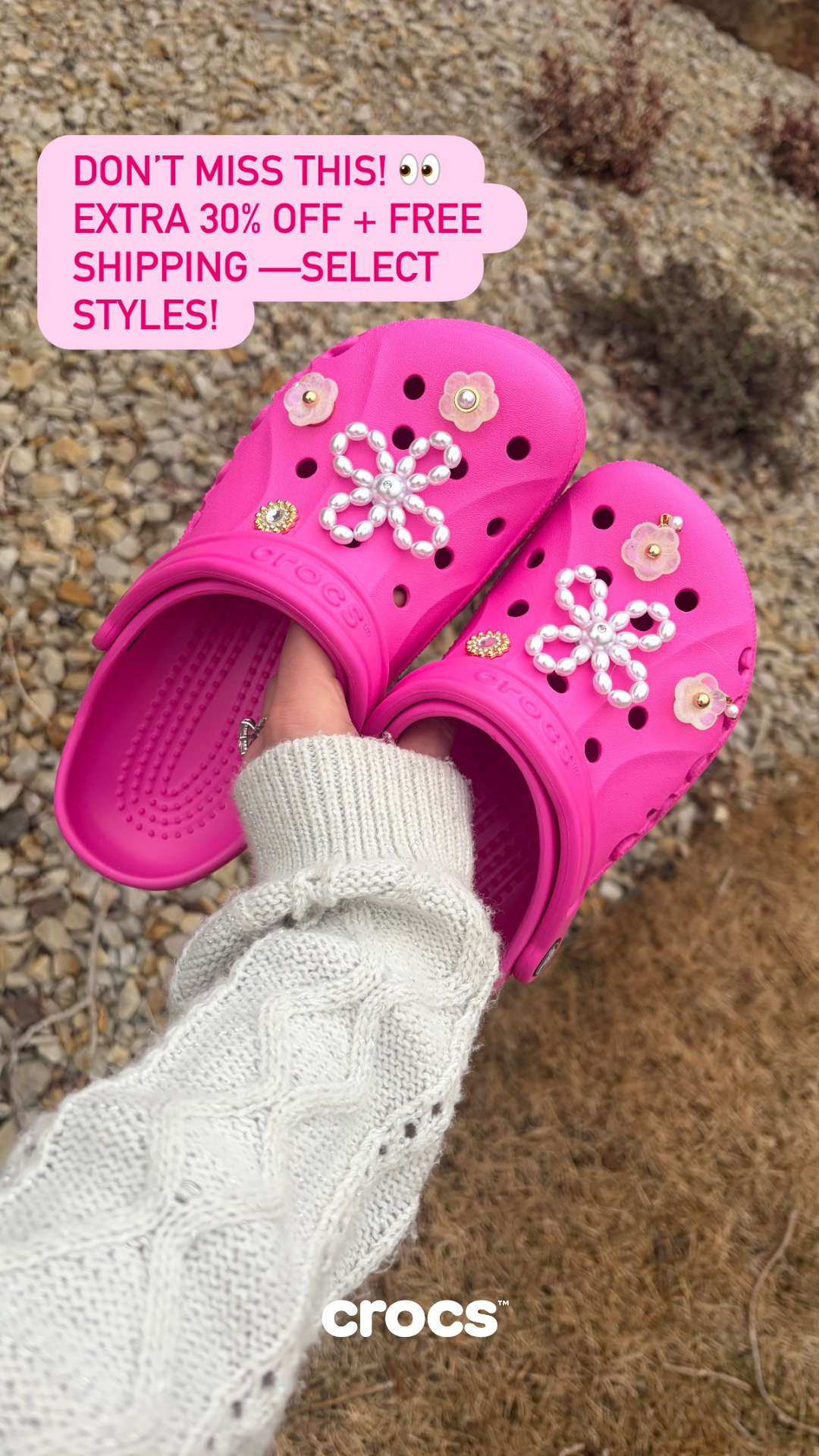 Crocs Facebook ad
