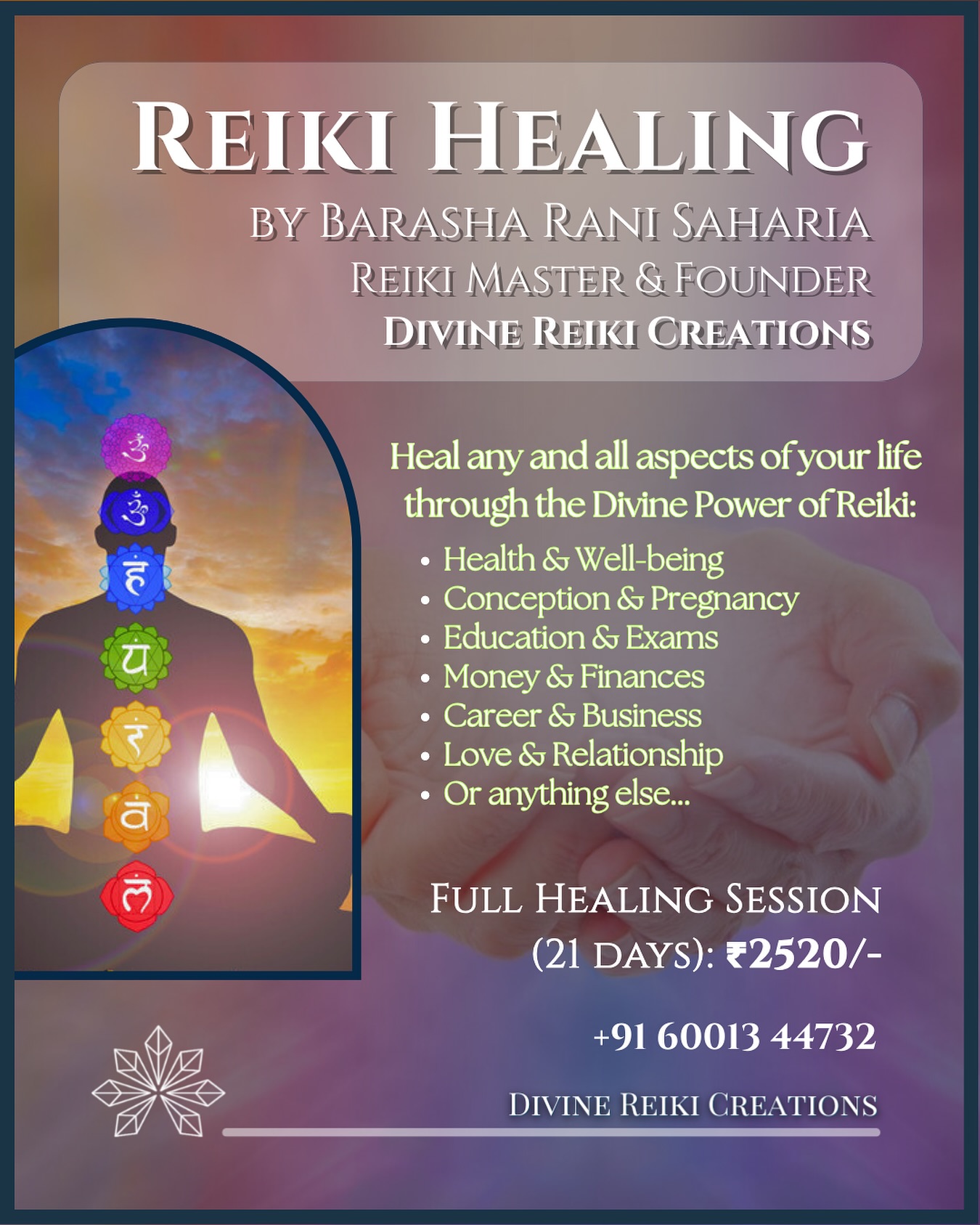 Divine Reiki Creations Facebook ad