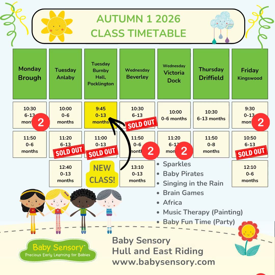 Baby Sensory Hull and East Riding Facebook ad: DID YOU KNOW?