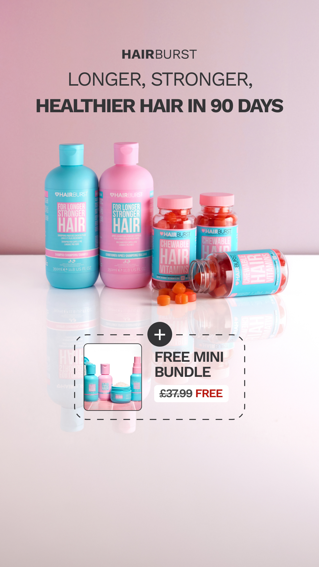 Hairburst Facebook ad