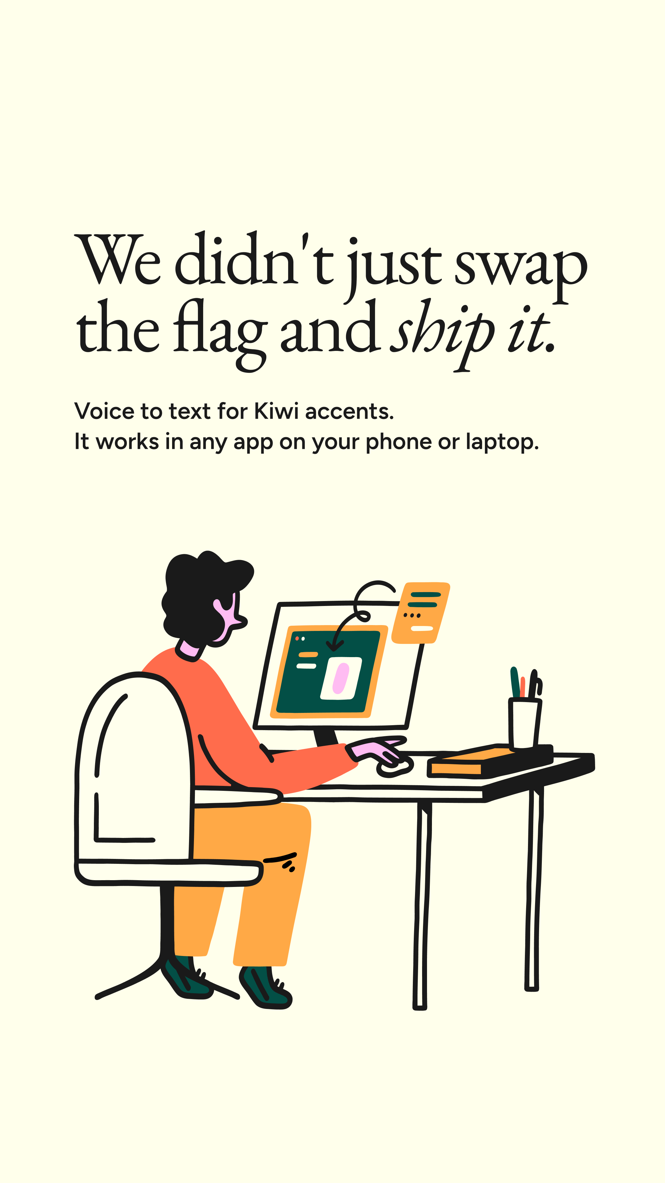 Wispr Flow Facebook ad