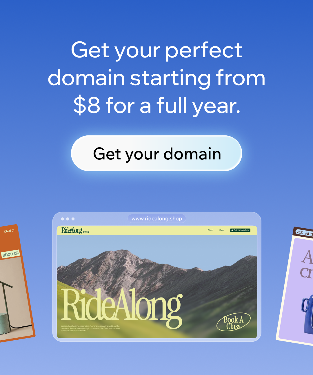 Wix Facebook ad