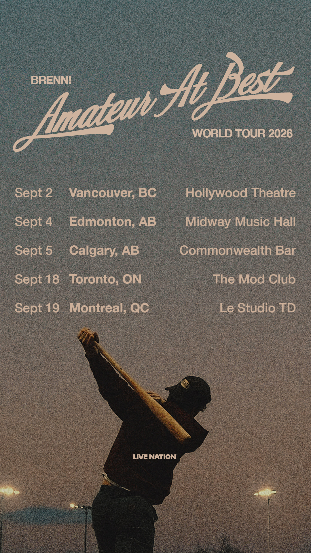 Live Nation British Columbia Facebook ad