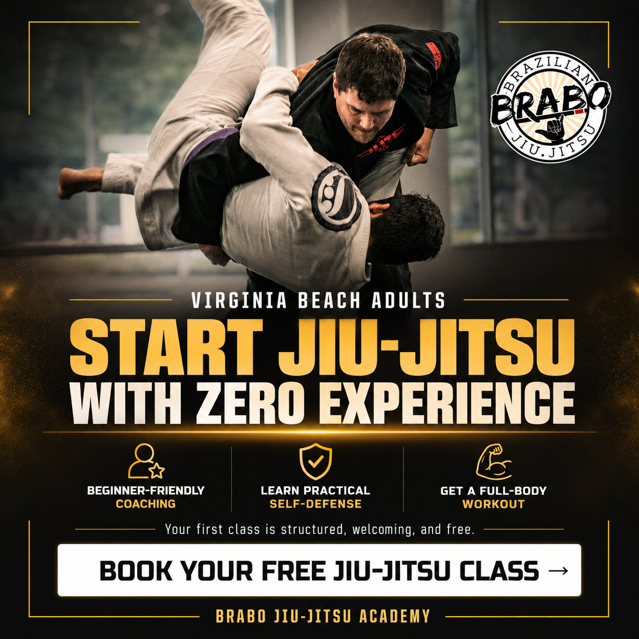 Brabo Jiu Jitsu Academy Facebook ad