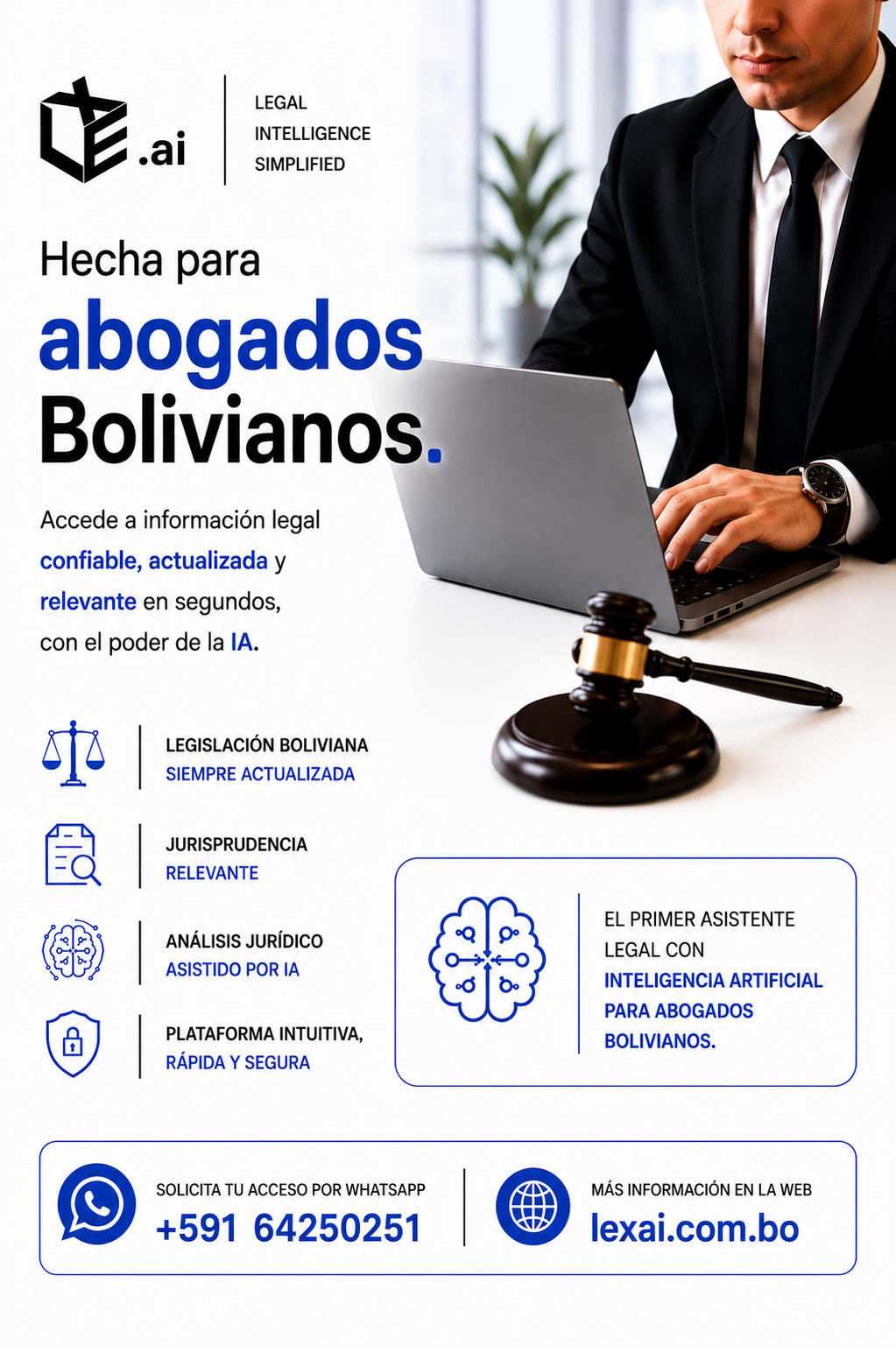Lex AI Facebook ad: Lex AI - Busca Normativa y Jurisprudencia con IA