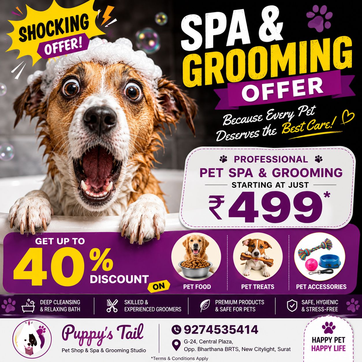 Puppystail Facebook ad: SHOCKING OFFER ALERT!