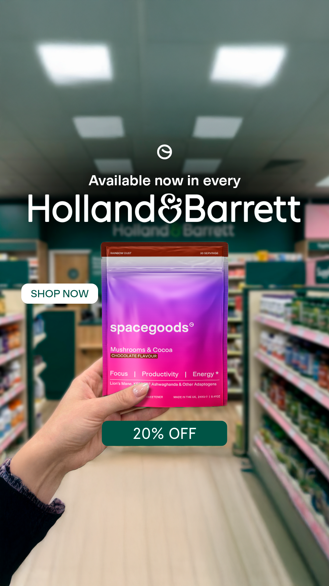Spacegoods Facebook ad