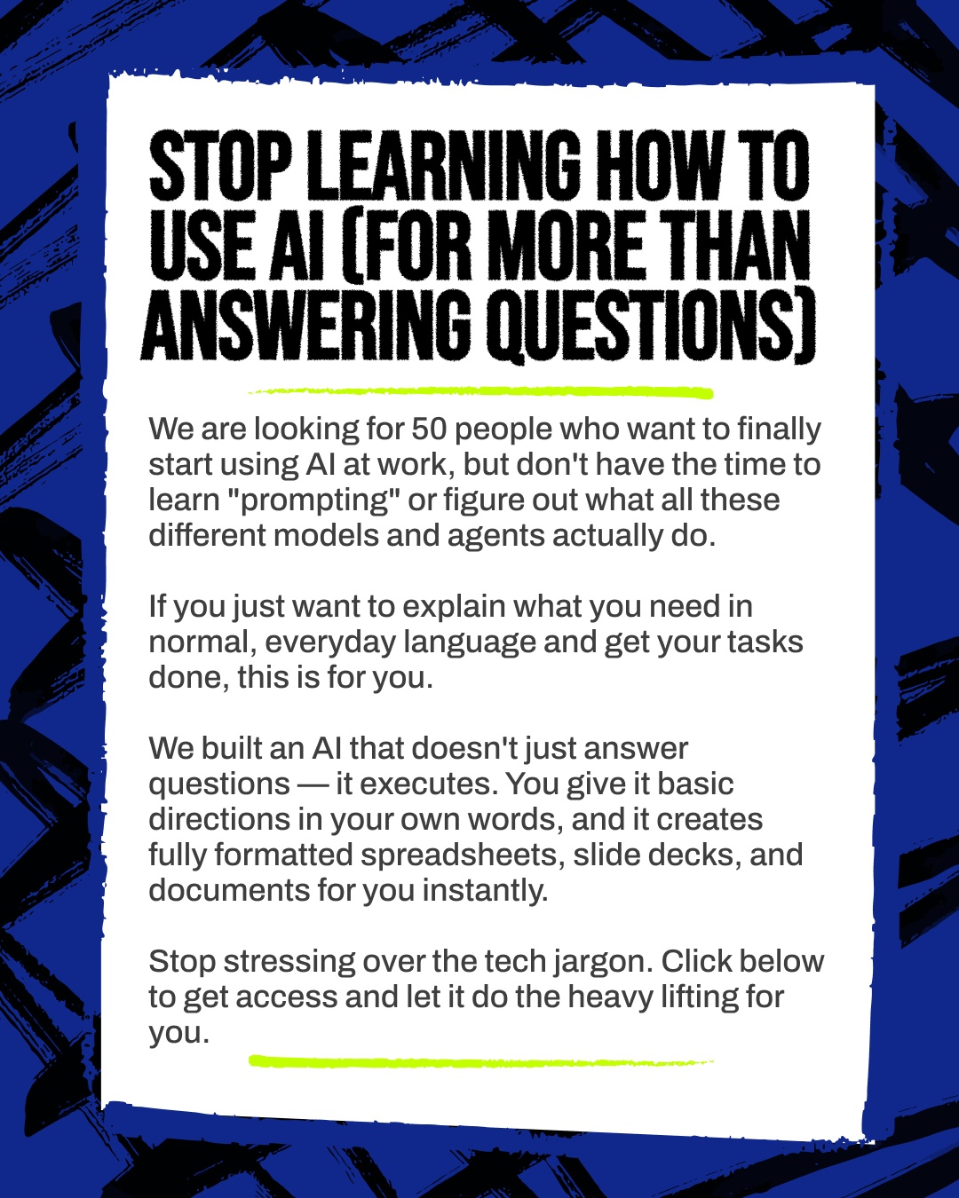 Speechify Work Facebook ad