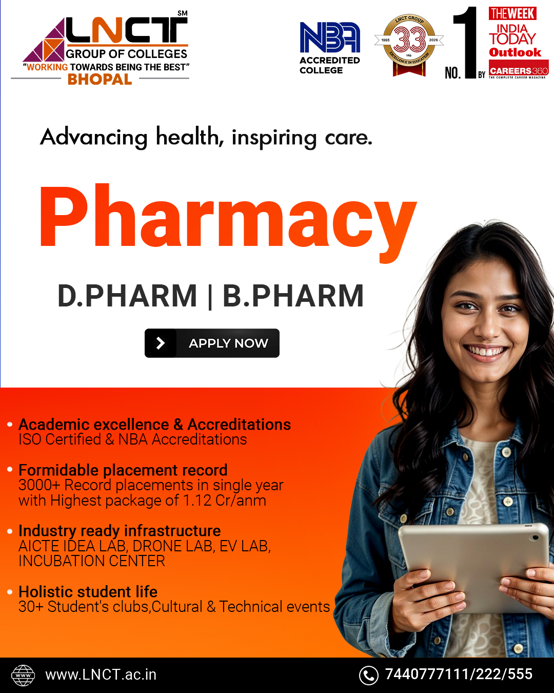LNCT Group of College Facebook ad