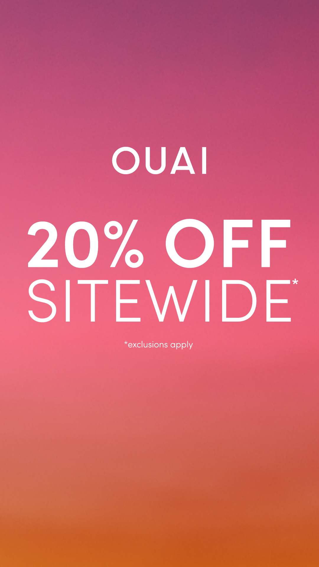 OUAI Facebook ad