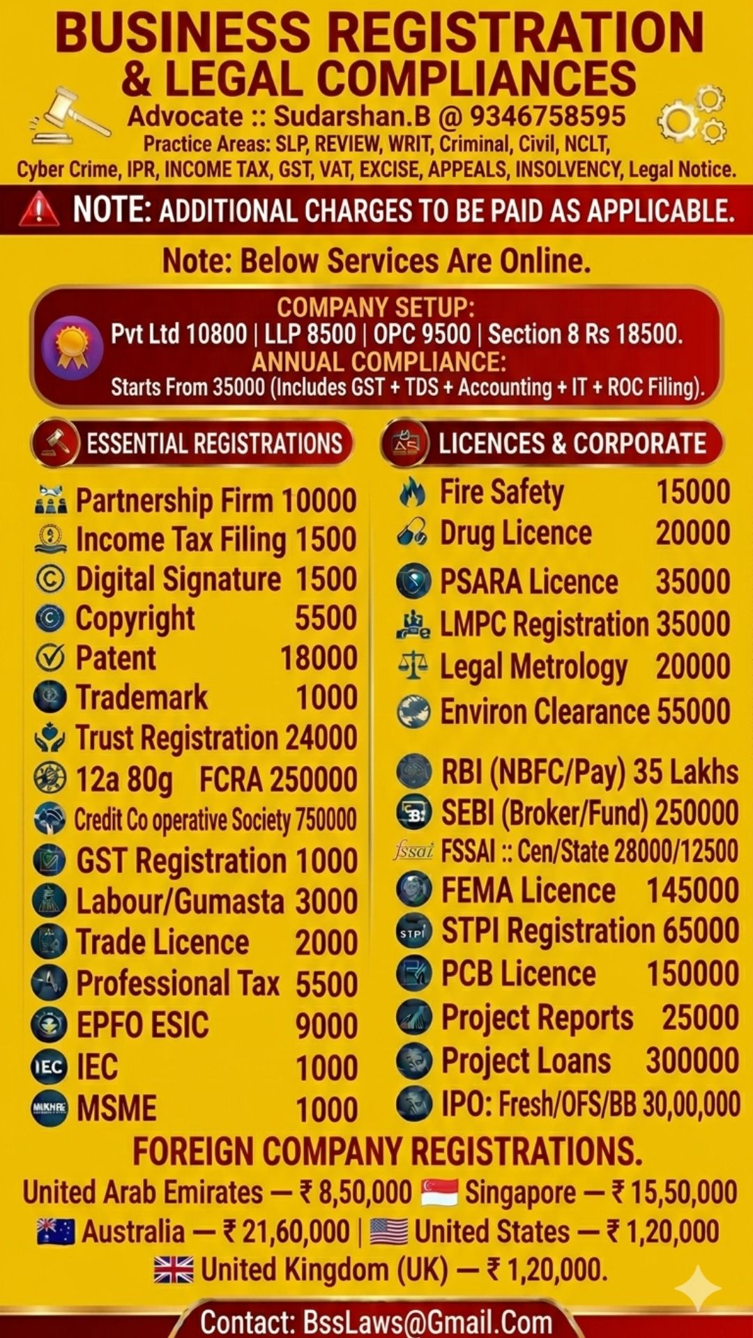 India USA UK Dubai Canada Singapore Malta Company Registration 9346758595 Facebook ad from May 16, 2026