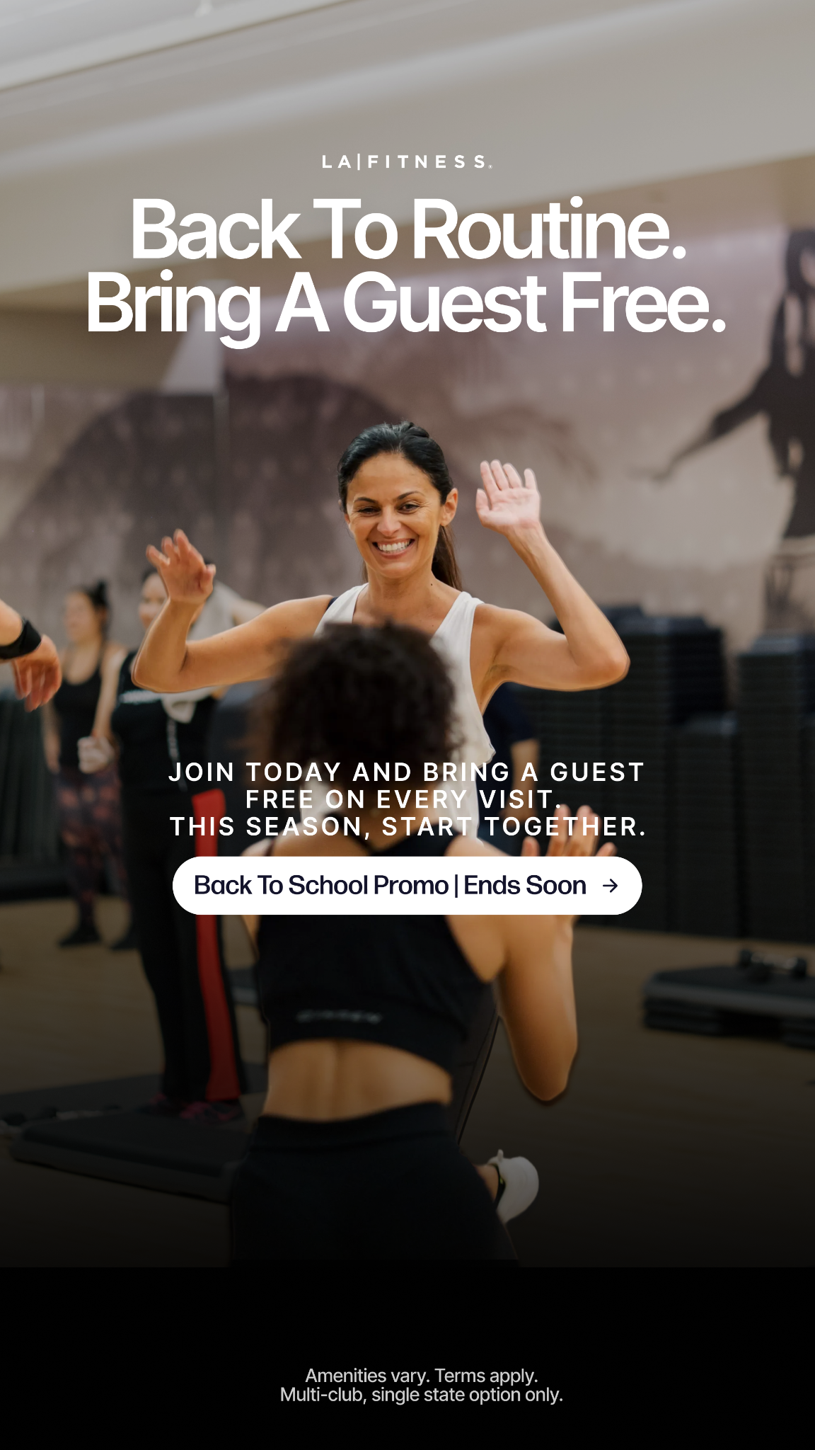 LA Fitness Facebook ad