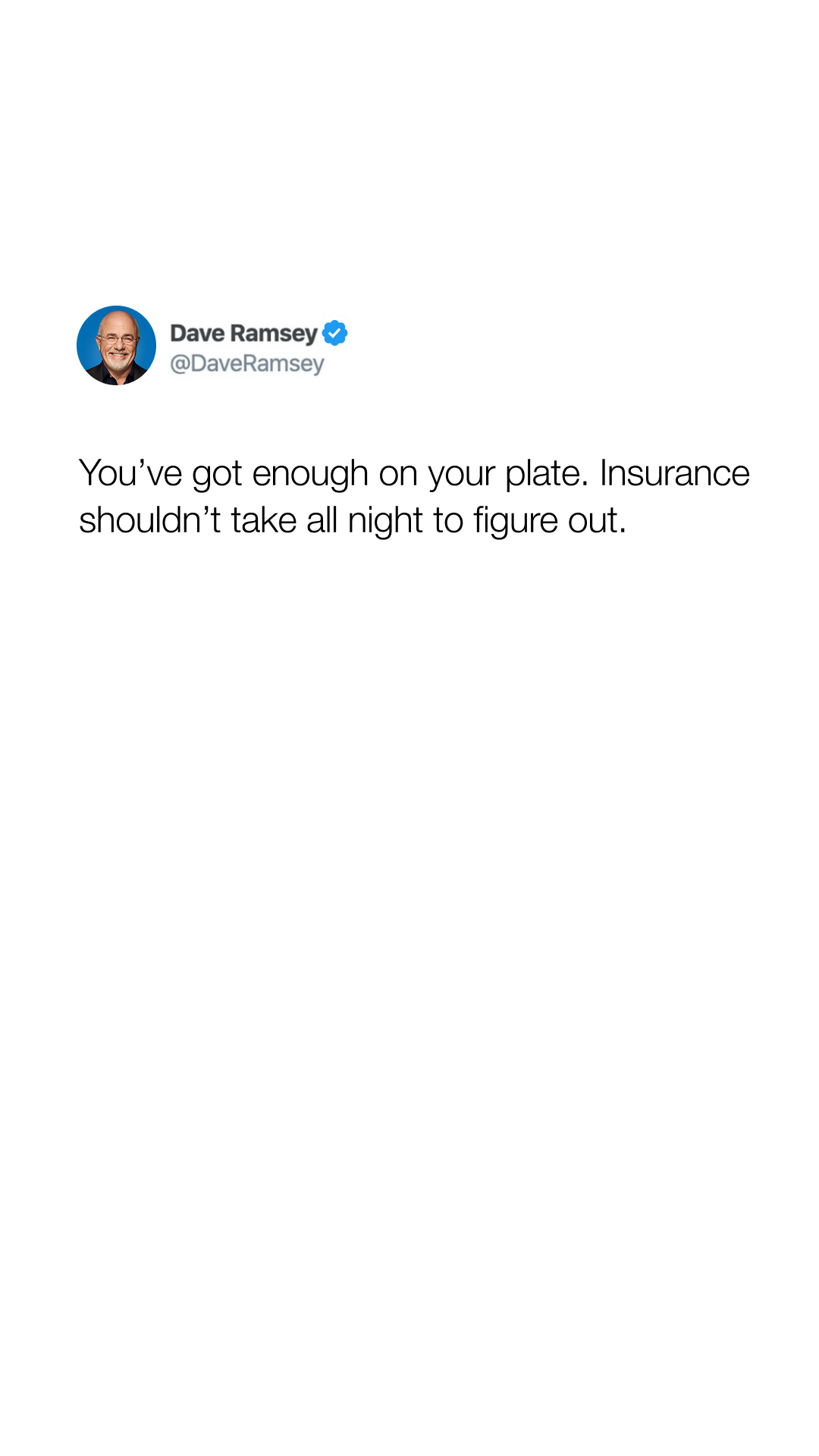 Dave Ramsey Facebook ad