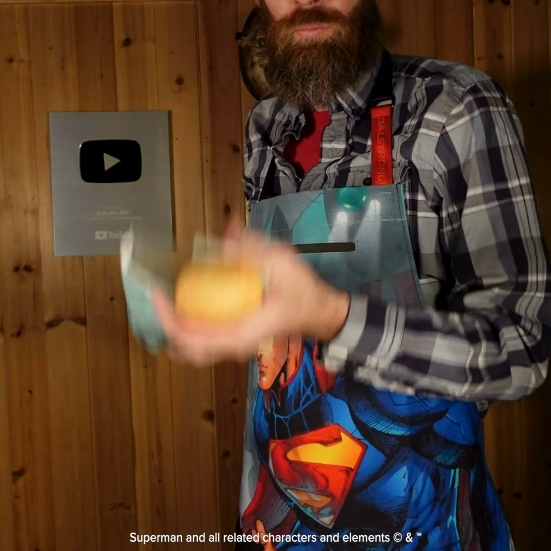 Dalstrong Facebook ad: BRING THE MAN OF STEEL TO YOUR KITCHEN.
