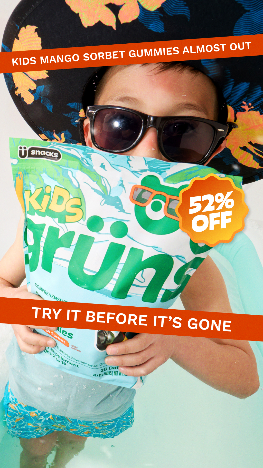 Grüns Kids Facebook ad