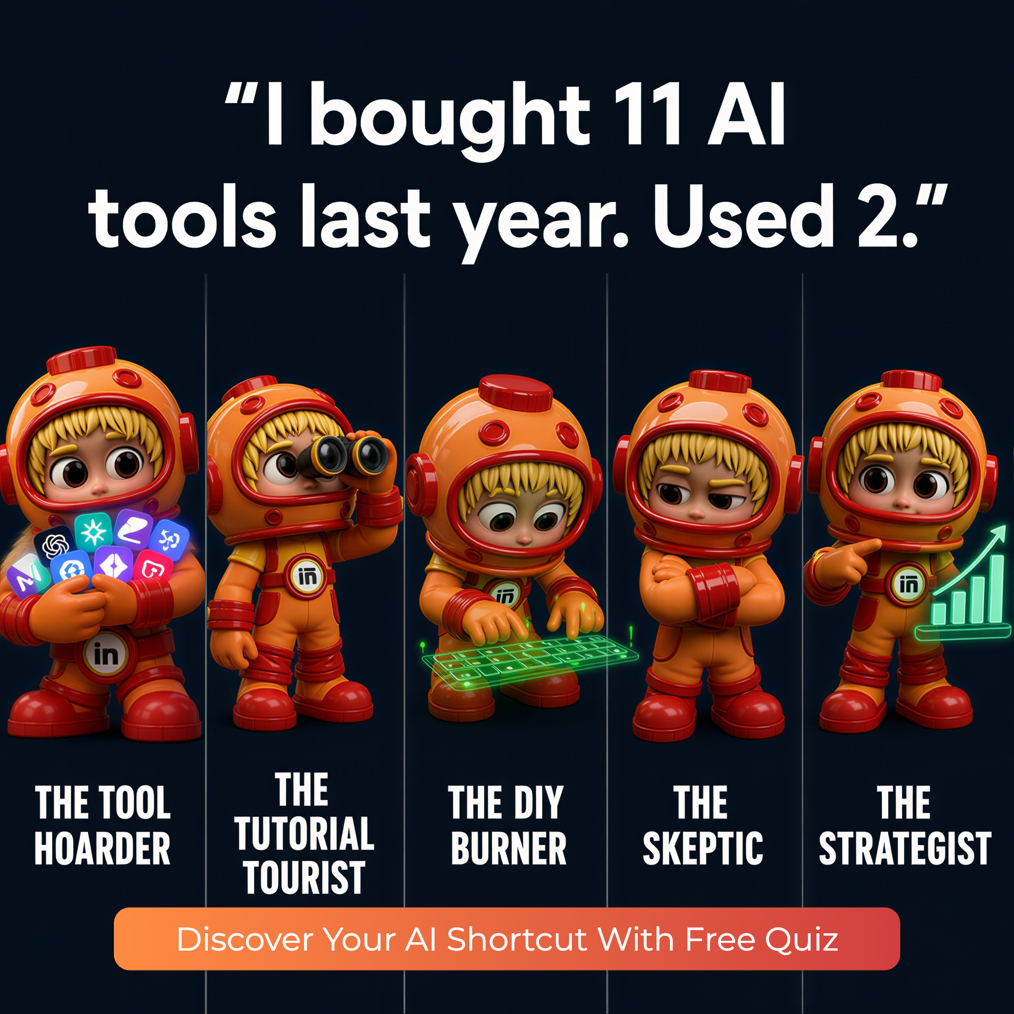 AI Business Hub Facebook ad: Take Free Quiz