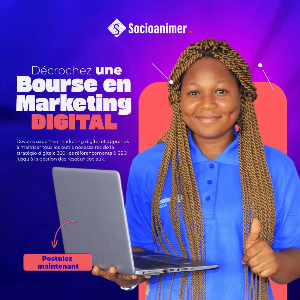 Socioanimer Facebook ad: Candidatez maintenant