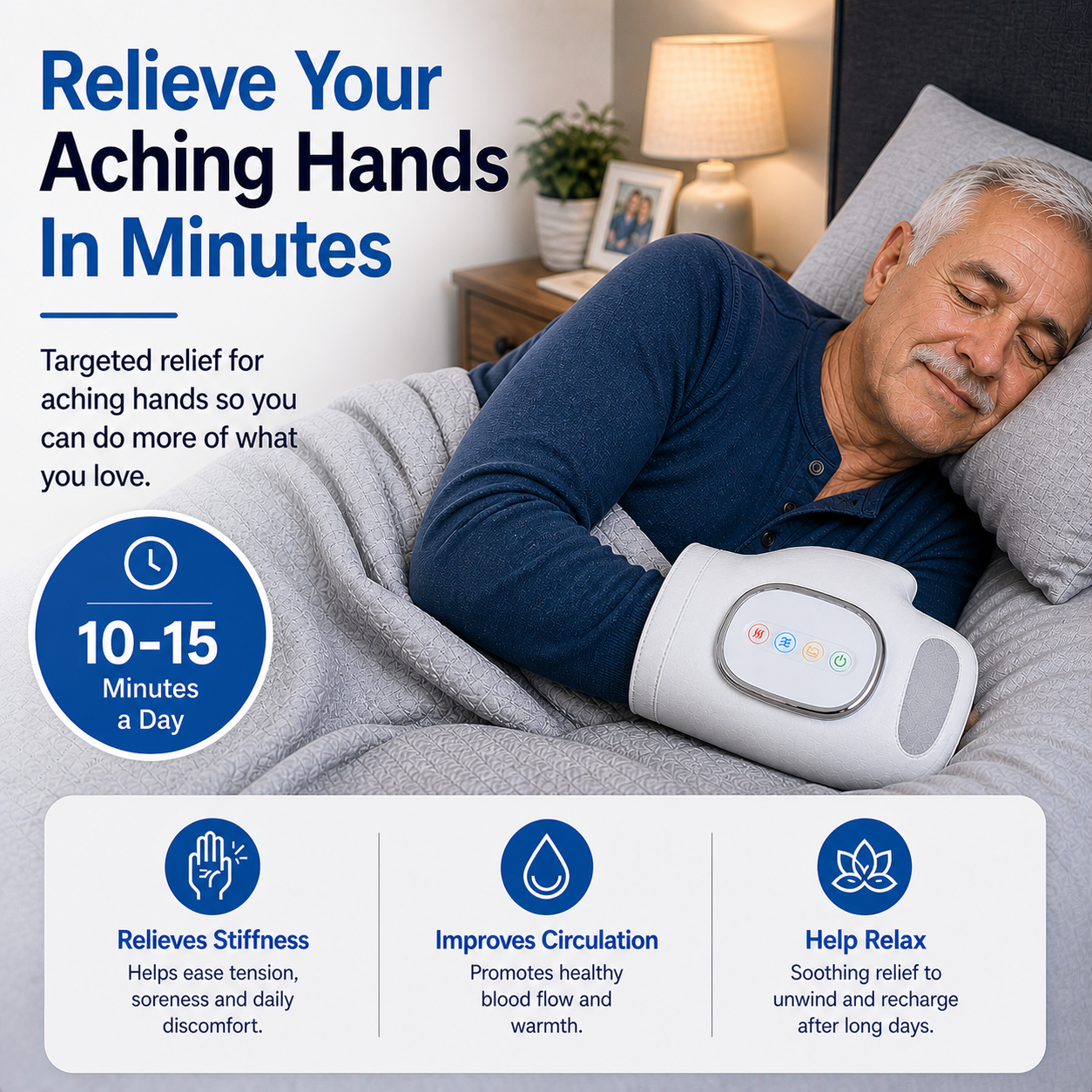 Healvance Facebook ad: Hand Relief In Minutes | FREE Delivery