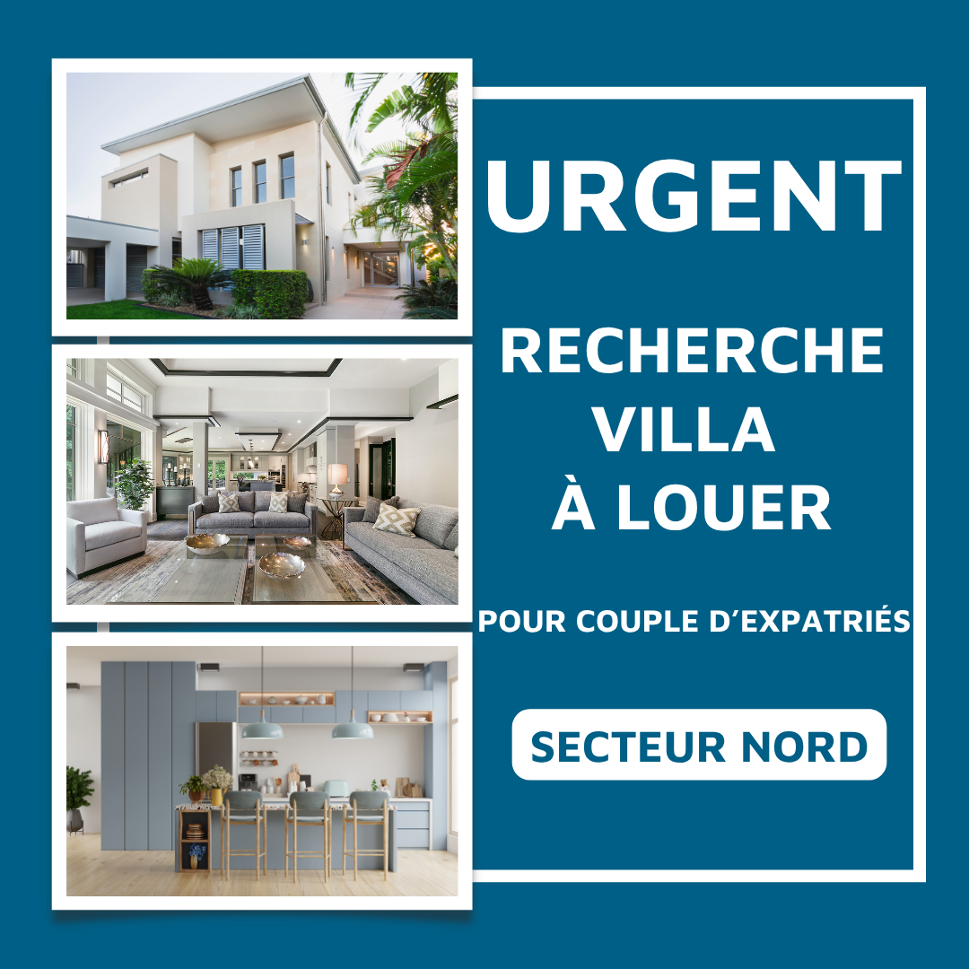 Expat Immobilier Facebook ad: RECHERCHE VILLA À LOUER!