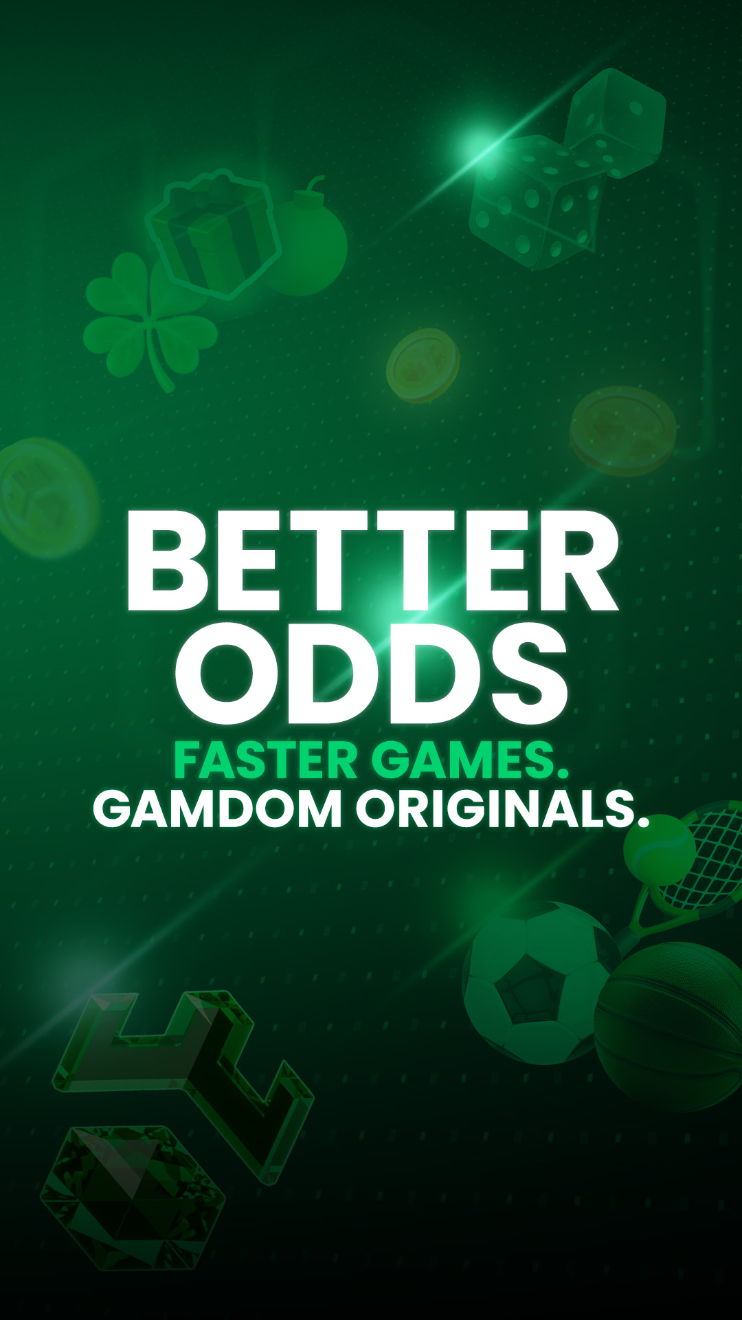 Gamdom Facebook ad from May 1, 2026