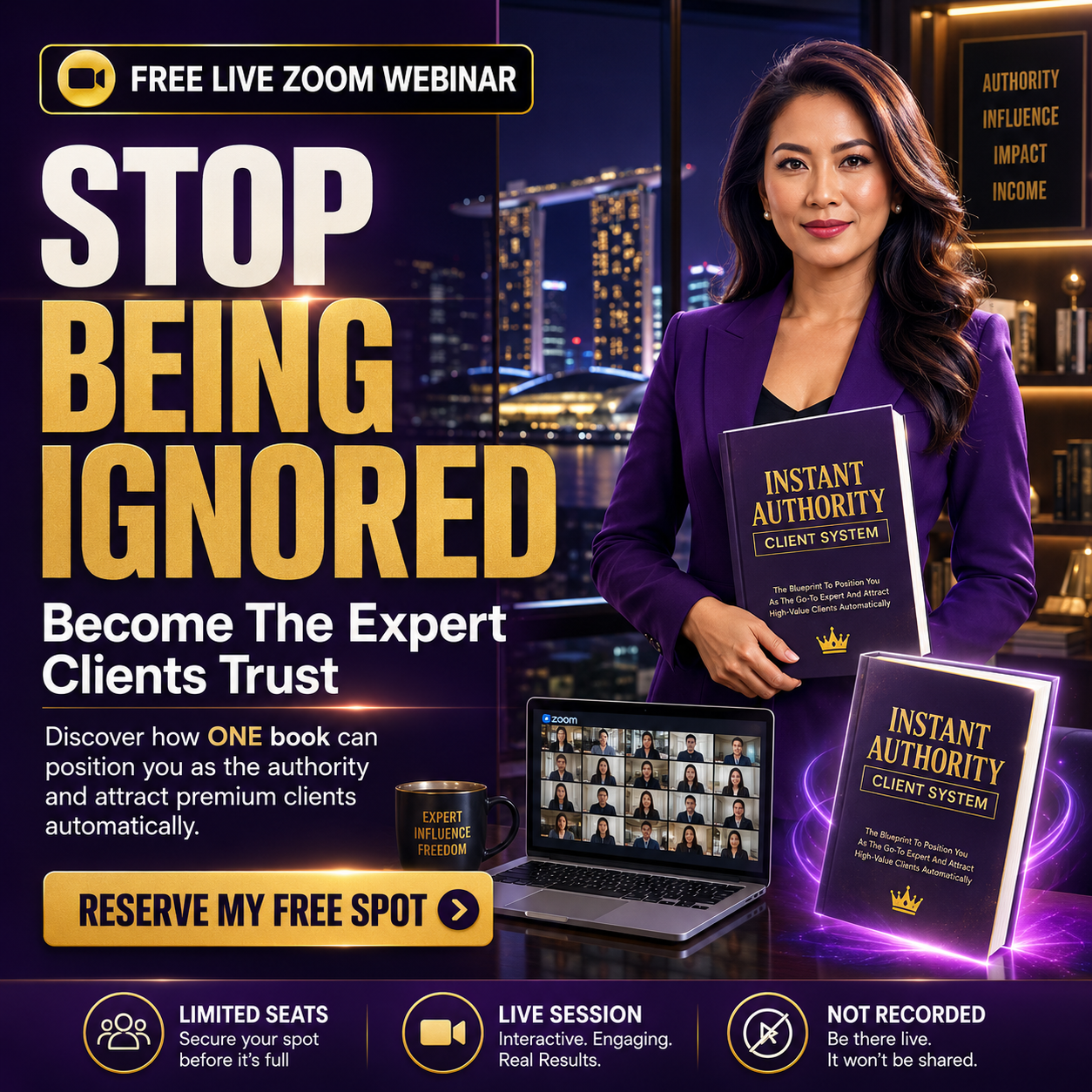 Nitin Soni Facebook ad: Stop Chasing Clients. Build Authority Instead.