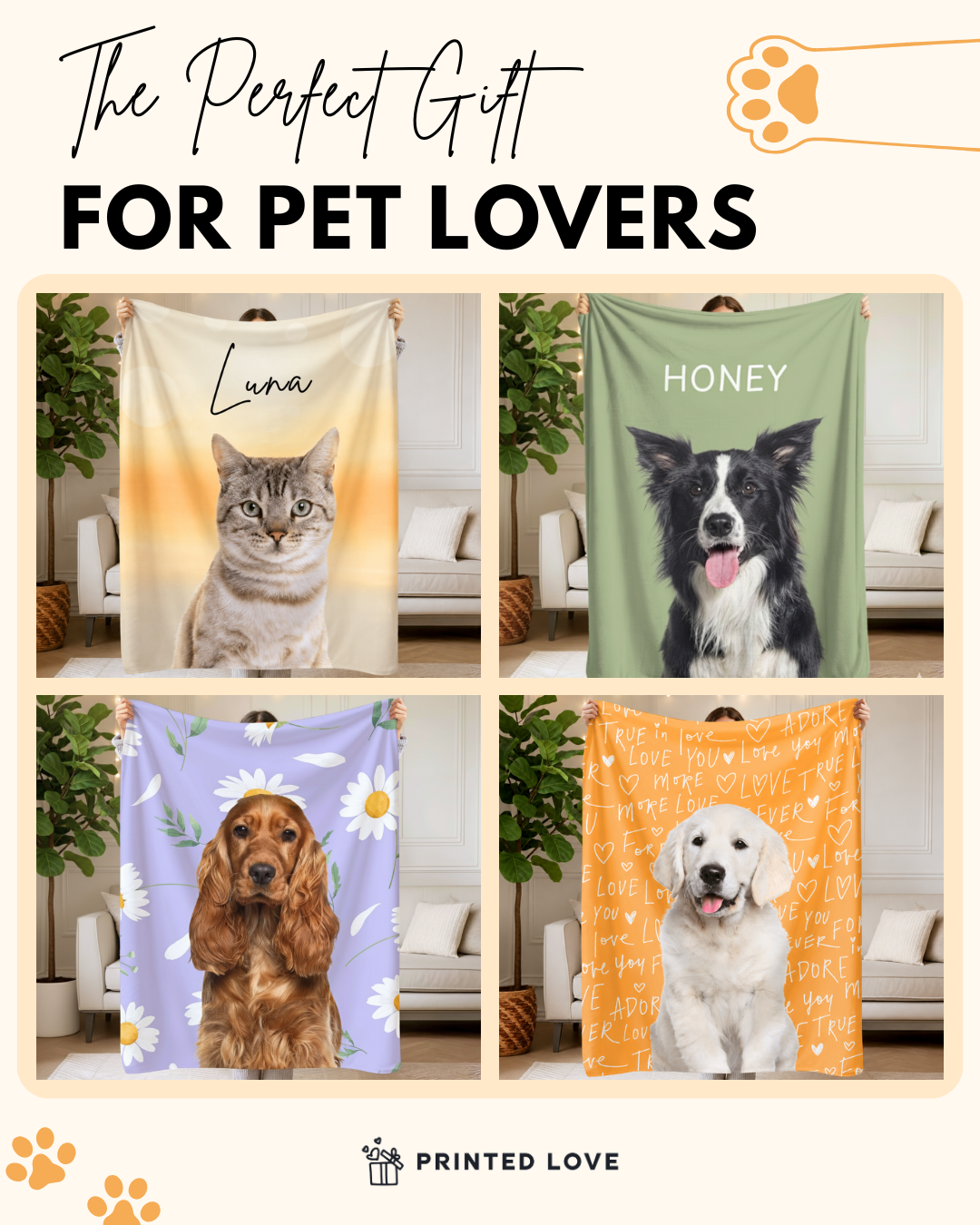 Printed Love Gifts Facebook ad: They’ll Love You For This