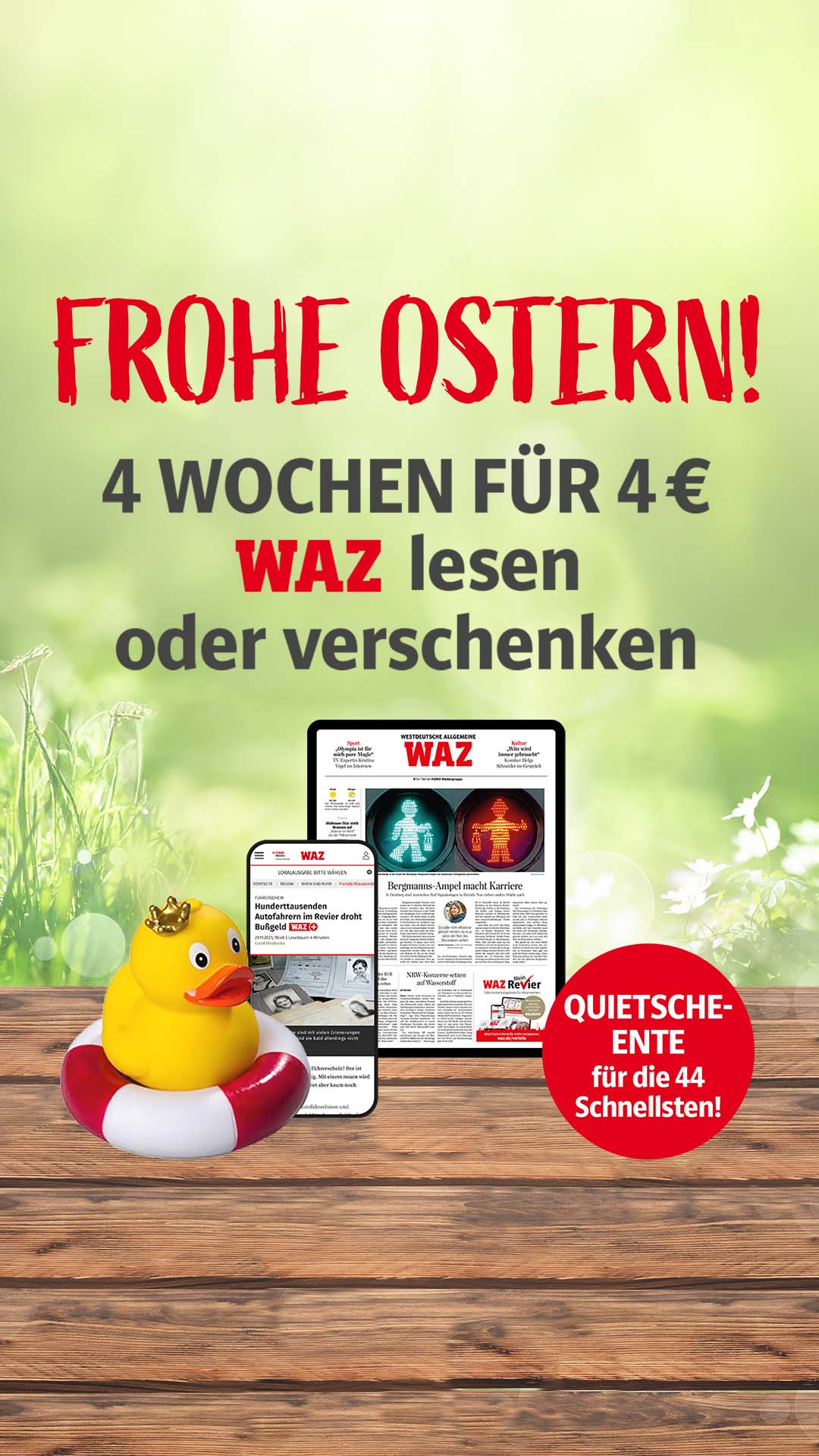 WAZ Facebook ad from Mar 3, 2026