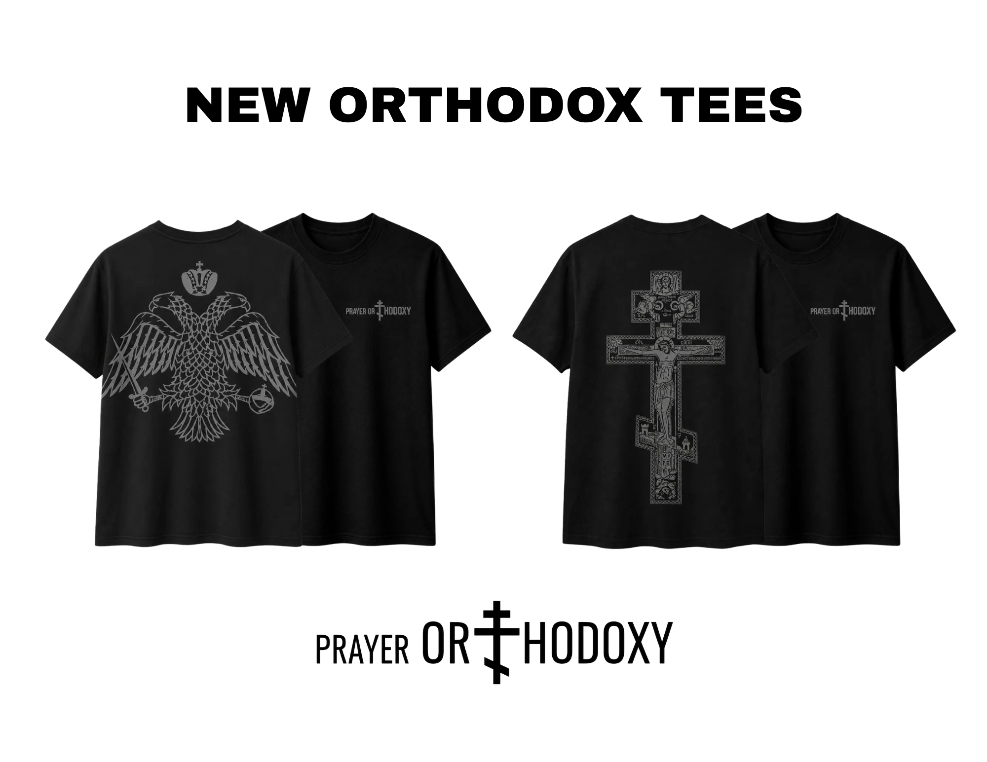 Prayer Orthodoxy Facebook ad: New Orthodox Tees