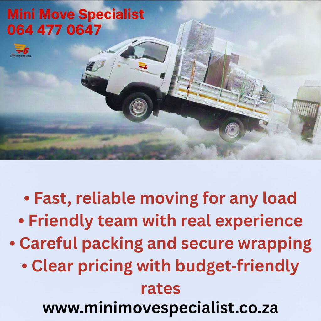 Mini Move Specialist Facebook ad: Home | Mini Move Specialist