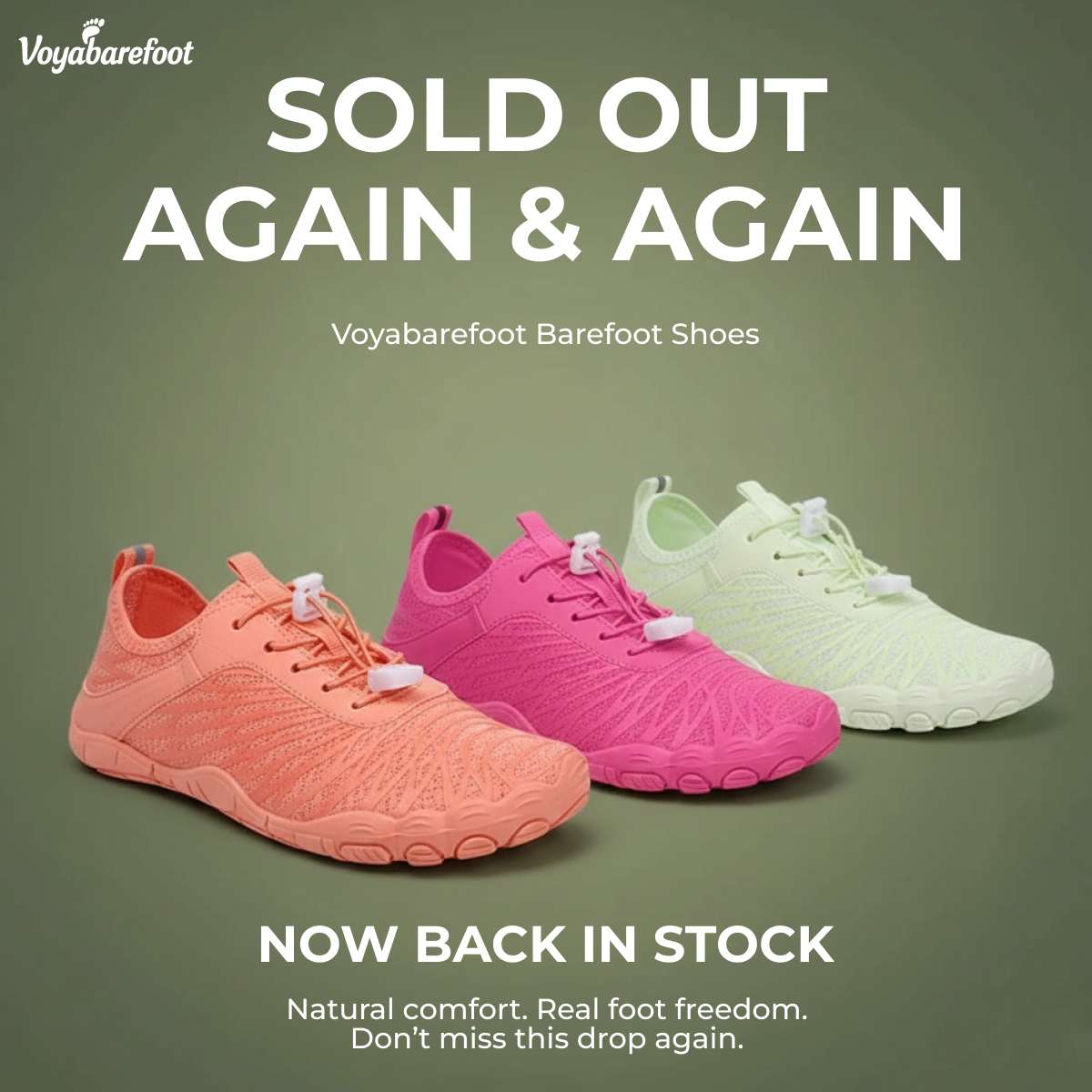Voyabarefoot Facebook ad