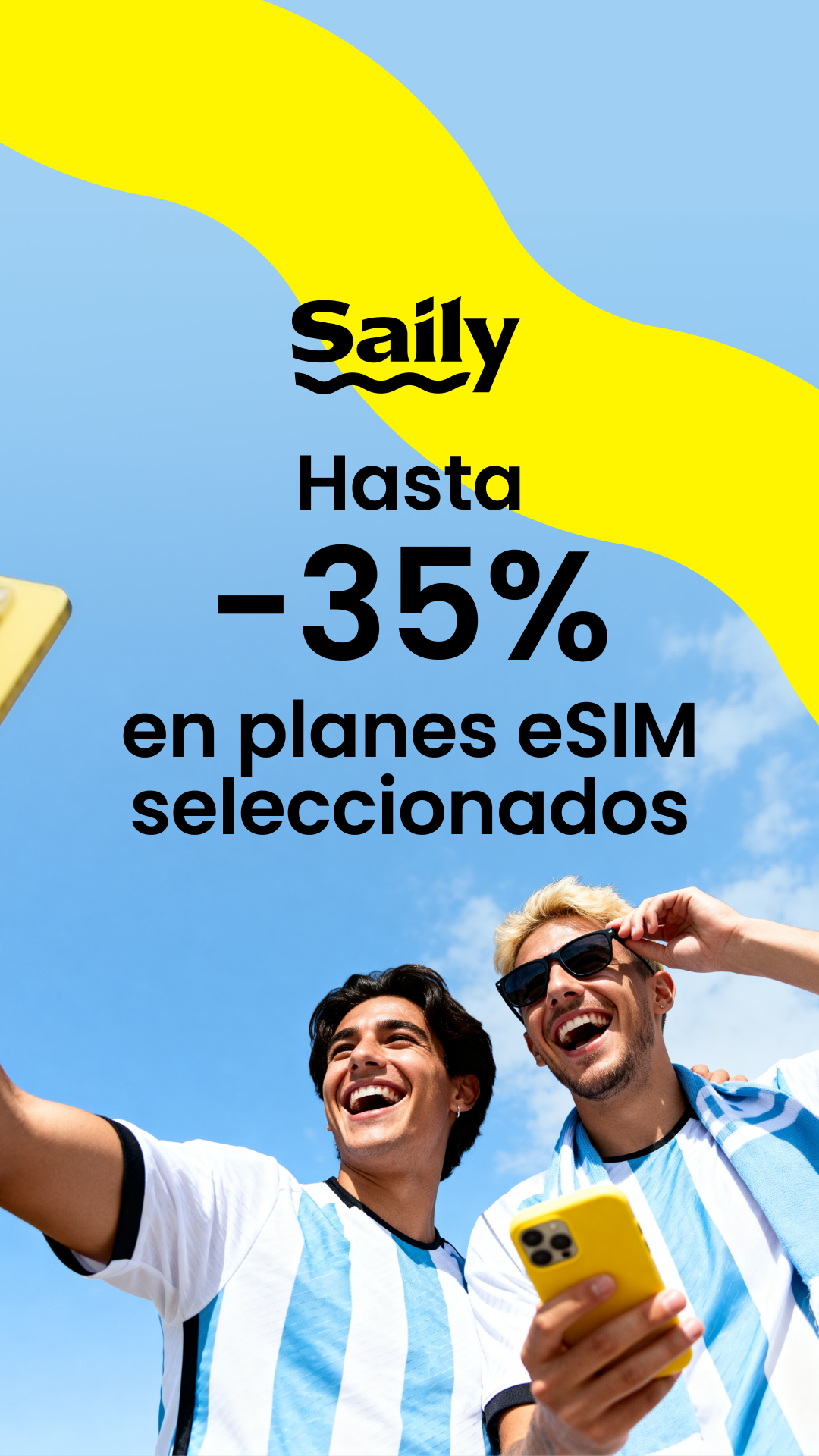 Saily Facebook ad