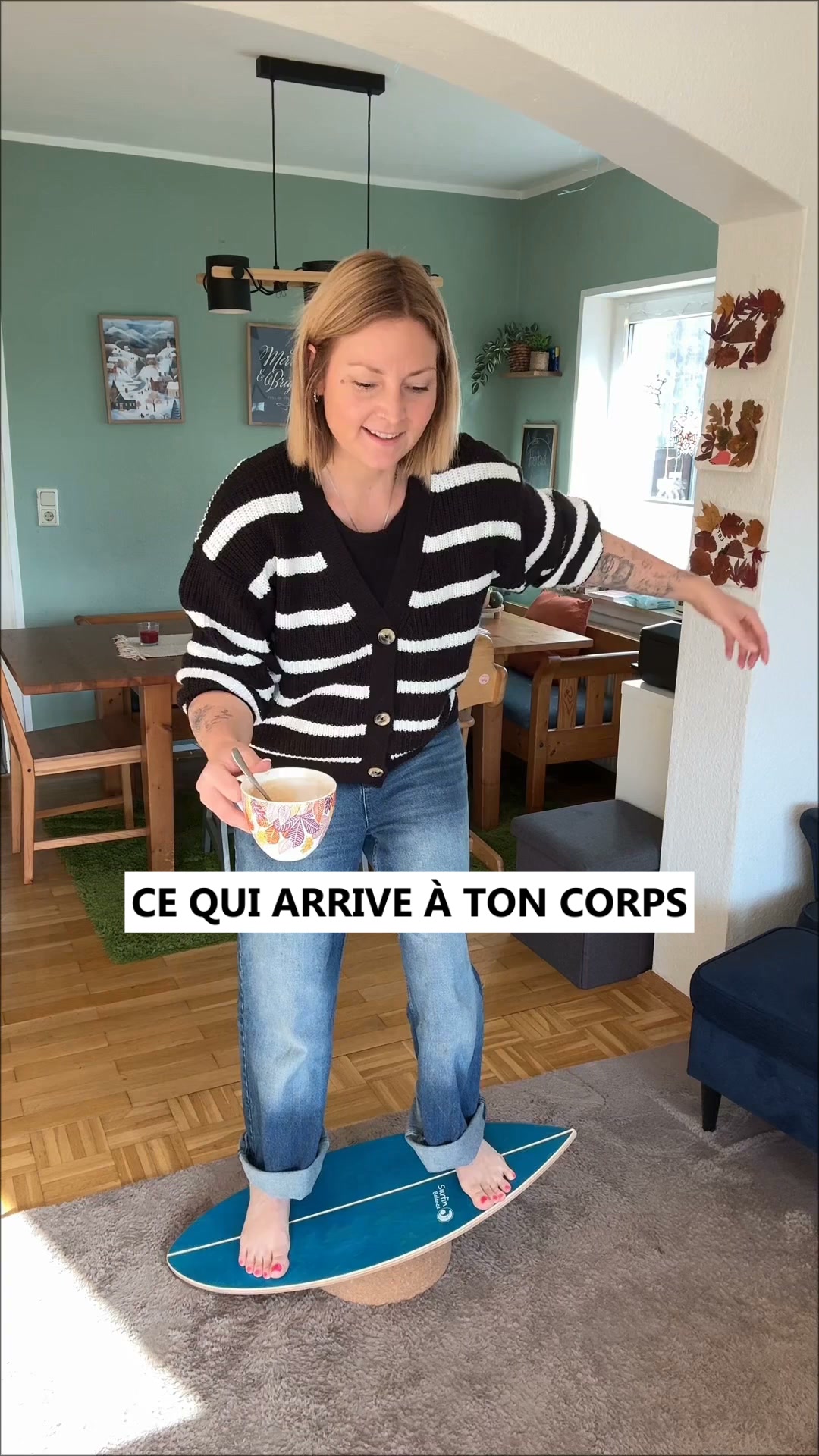 Surfin Balance Facebook ad: 10 minutes par jour pour retrouver équilibre et mobilité