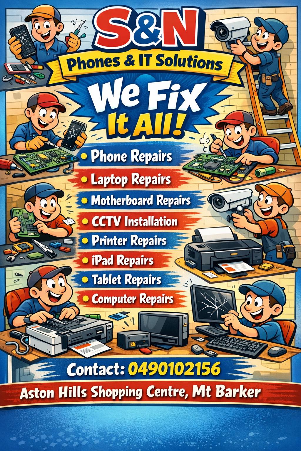 S&N Phones and It Solution at Mt Barker Facebook ad: S&N Phones & IT Solutions, Mt Barker