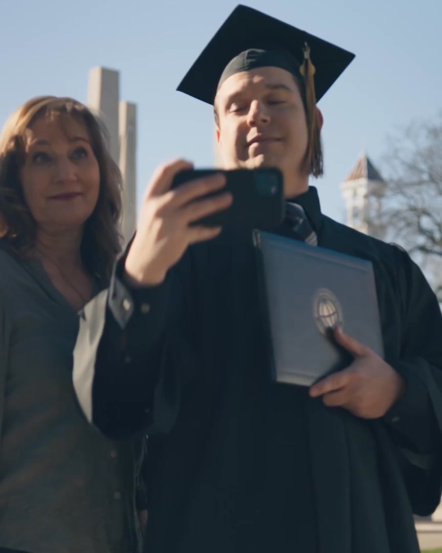 Purdue Global Facebook ad: Move forward