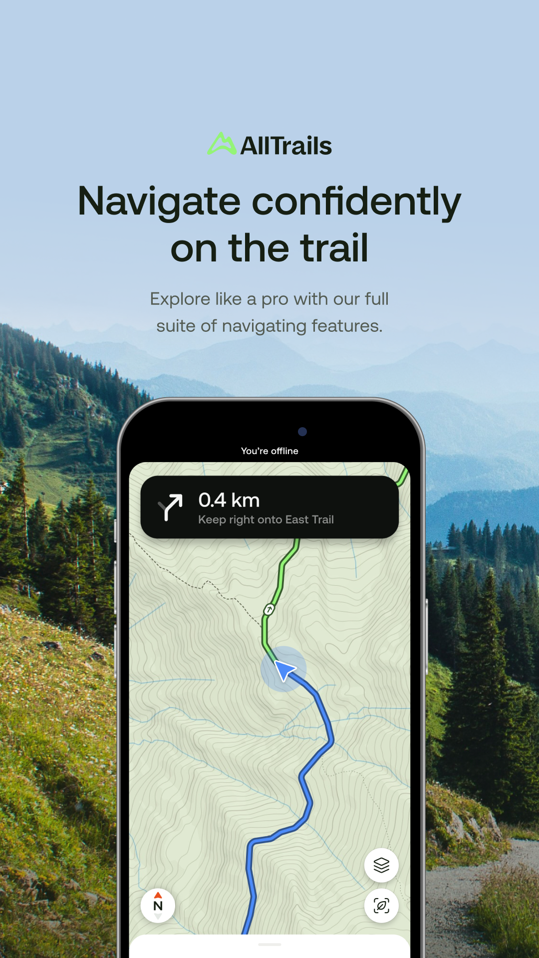 AllTrails Facebook ad from Jul 23, 2026