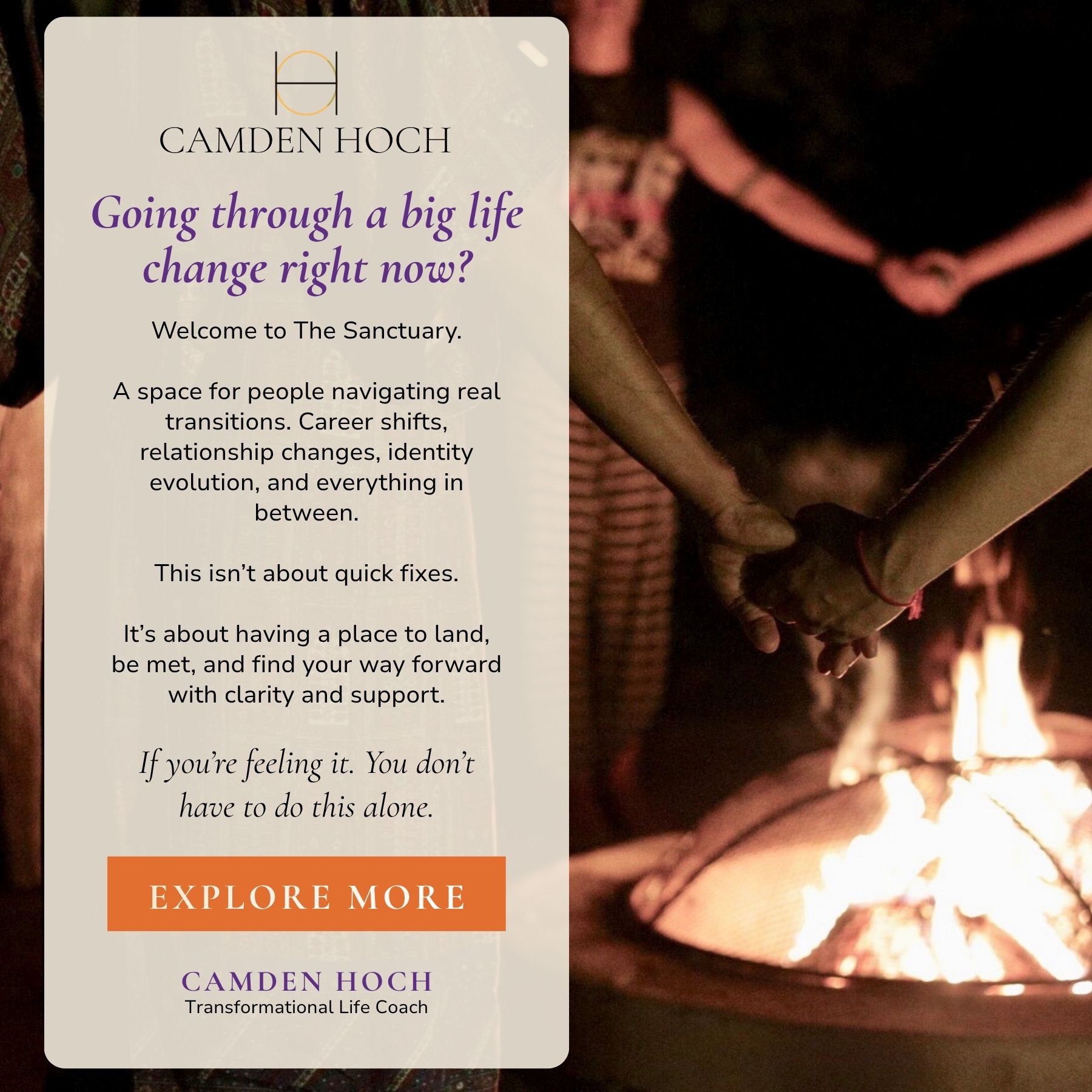 Camden Hoch Facebook ad: Engage