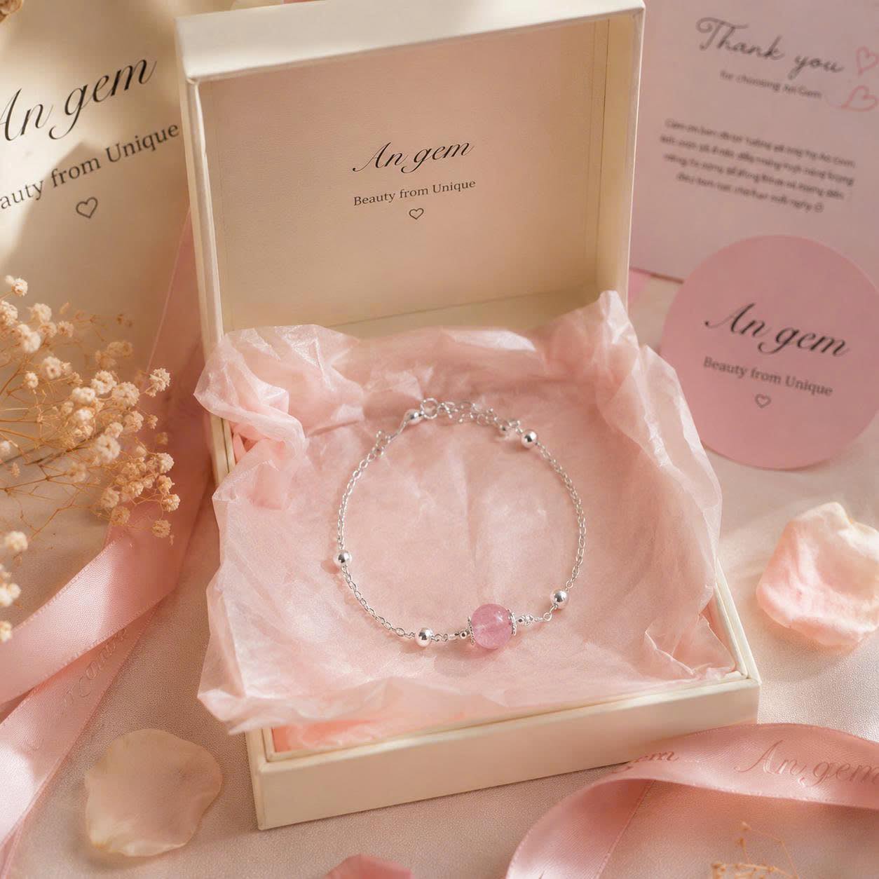 An Gem - Đá Phong Thuỷ Facebook ad: Combo vòng tay Stella + Gói xem thần…