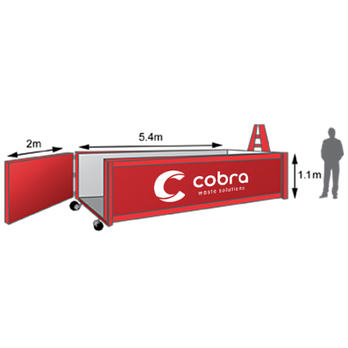 Cobra Waste Solutions Facebook ad: Affordable Skip Bins Sydney Wide.