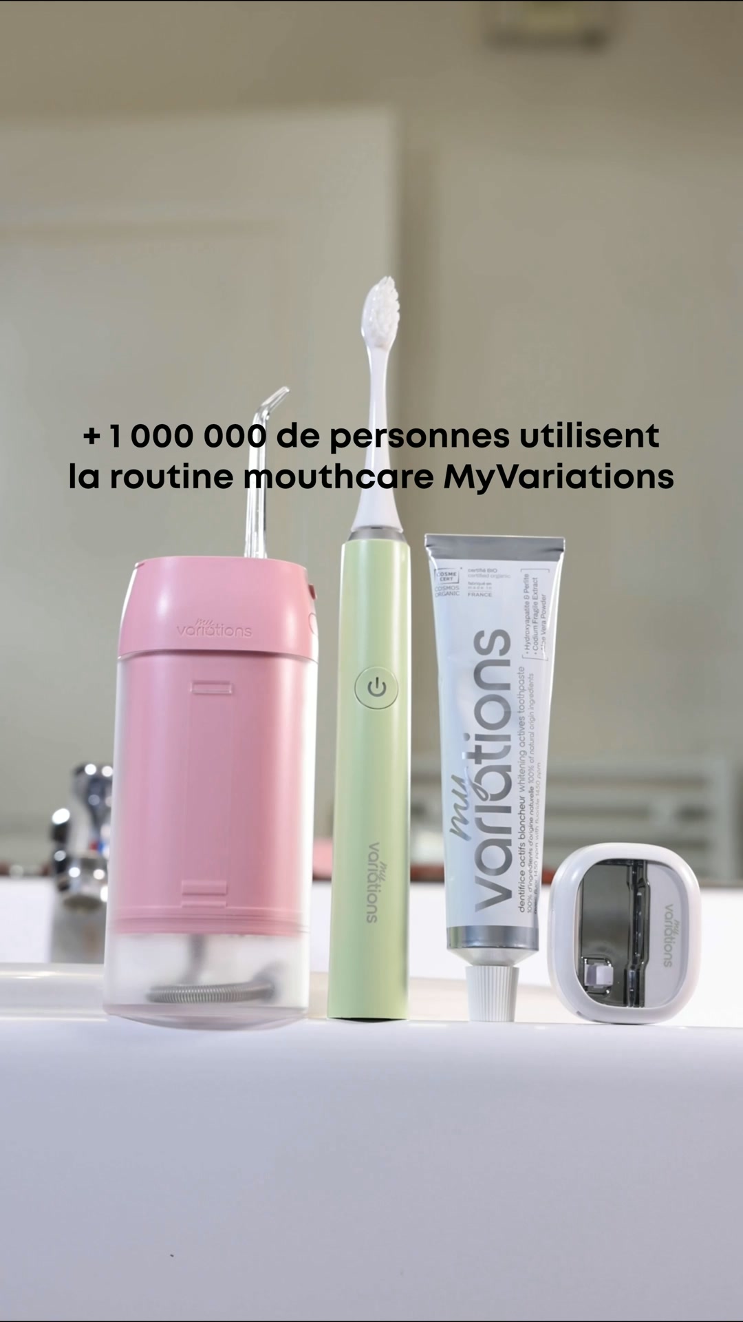 My Variations Facebook ad: Découvrez la routine mouthcare MyVariations