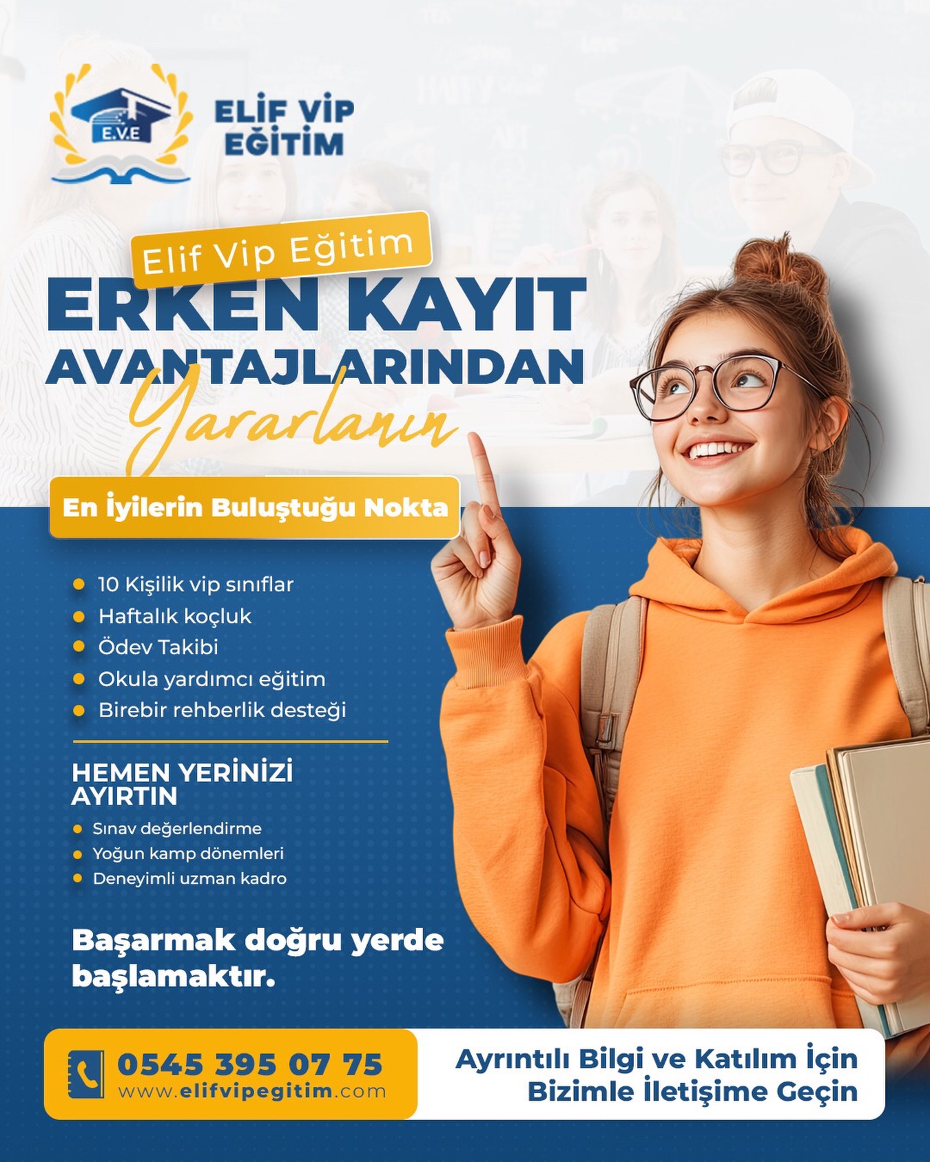 Elif Vip Eğitim Facebook ad: Erken Kayıt Avantajları Elif VIP Eğitim’de!