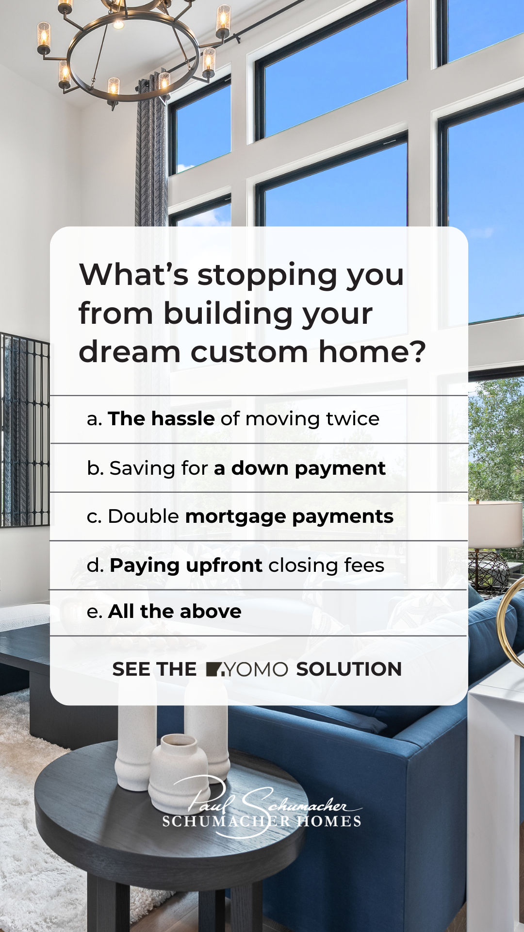 Schumacher Homes Facebook ad