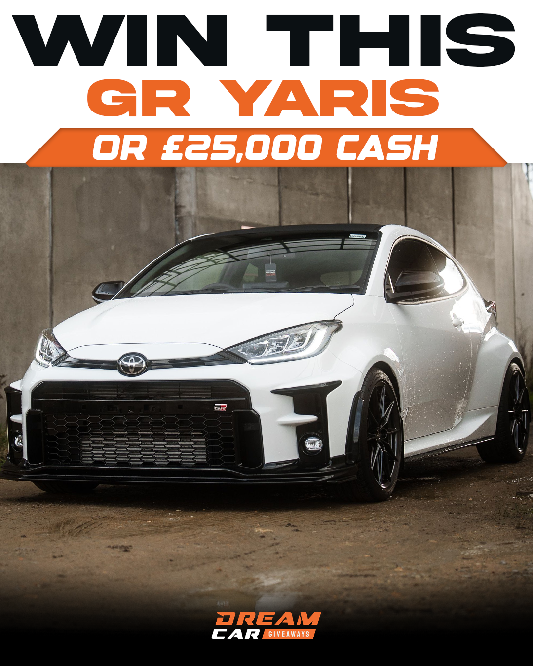 Dream Car Giveaways Facebook ad