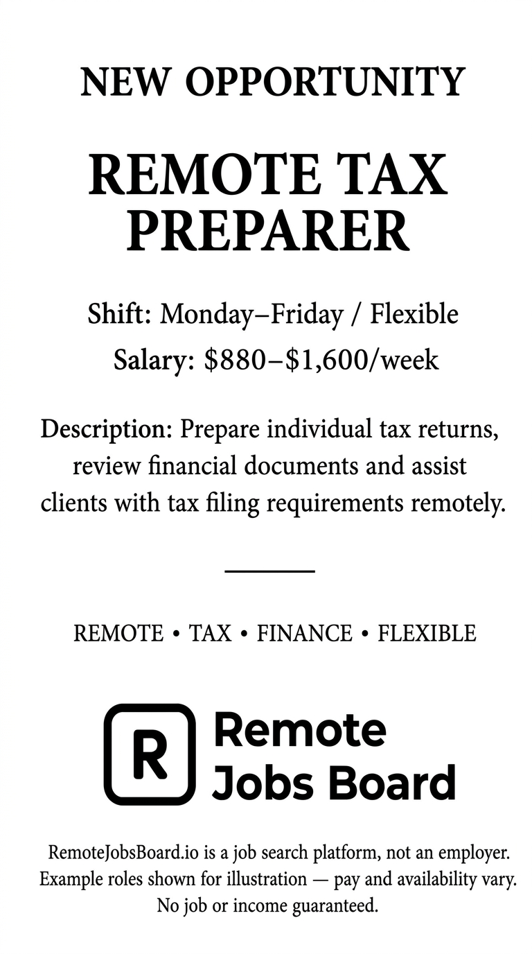 Remote Jobs Board - Work From Anywhere Facebook ad