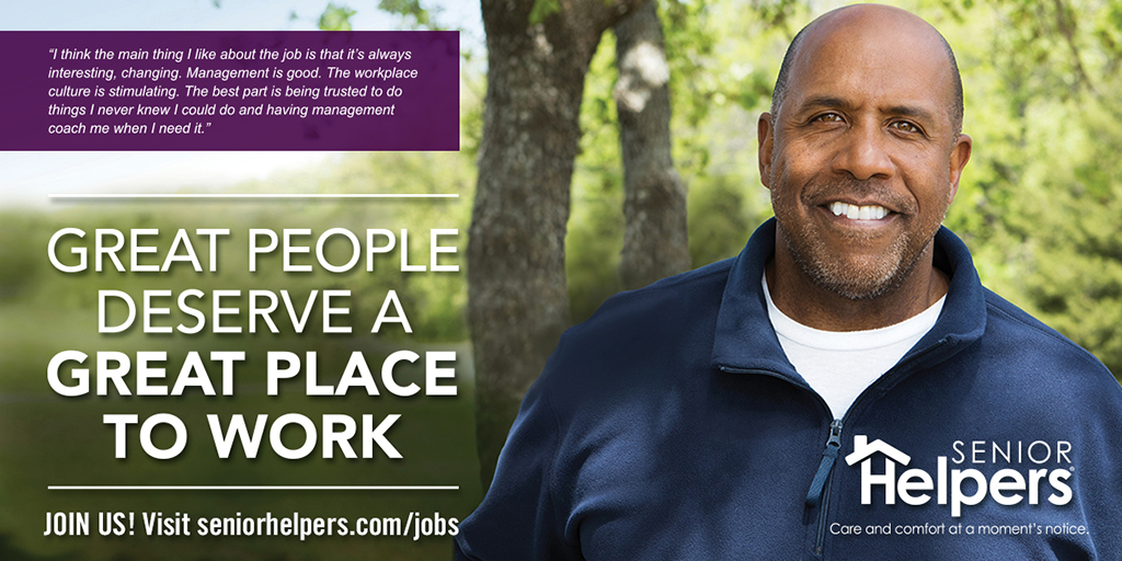 Senior Helpers of Charlotte, NC Facebook ad: Join the Senior Helpers Team Apply in Person