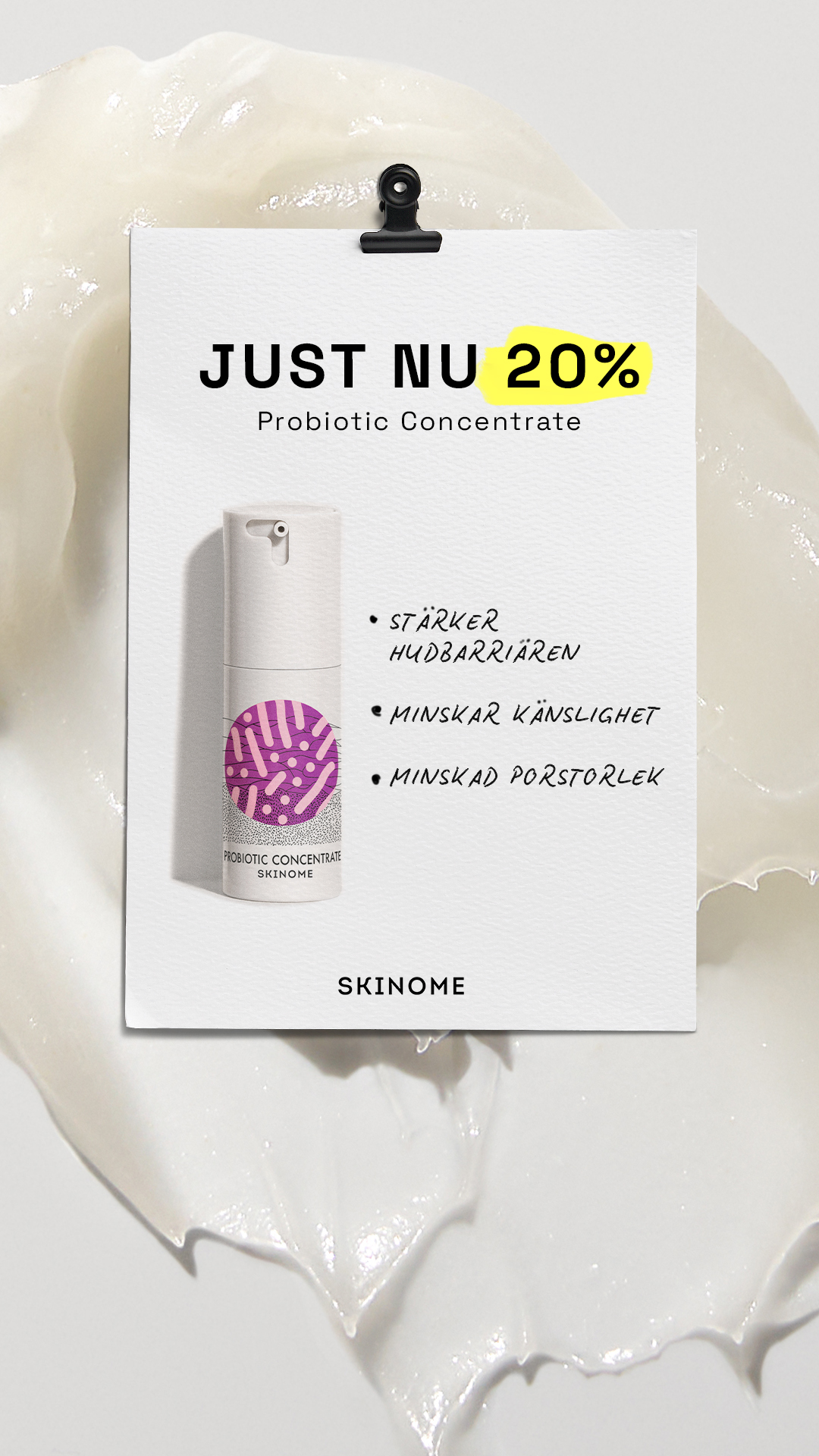 Skinome Facebook ad