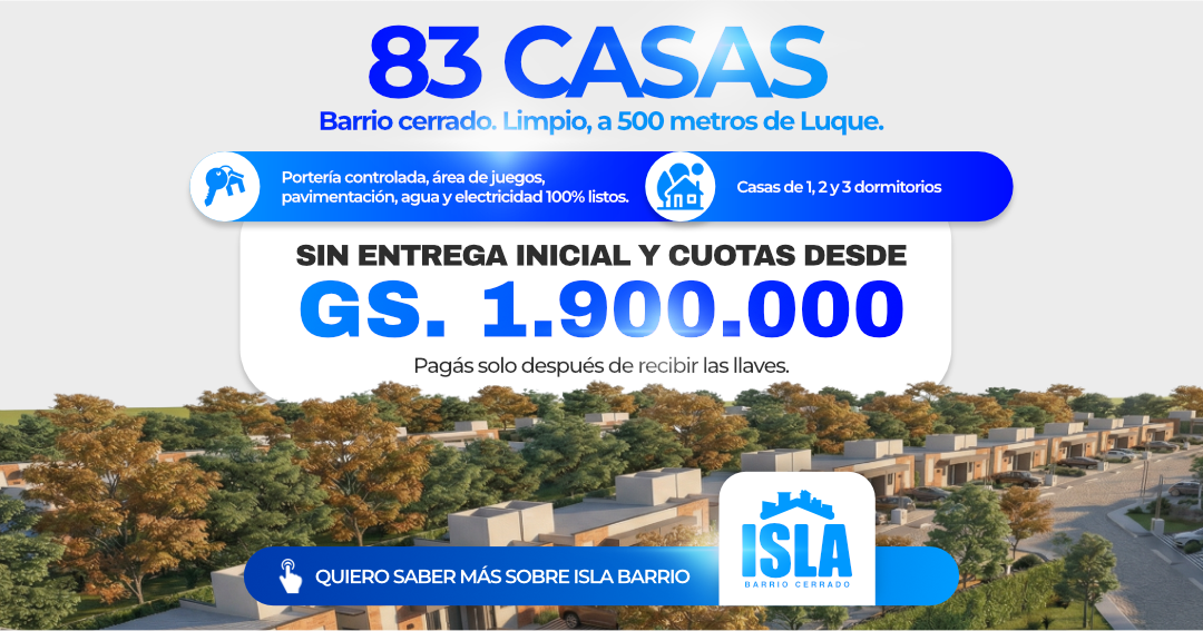 Isla Barrio Cerrado Facebook ad from May 28, 2026