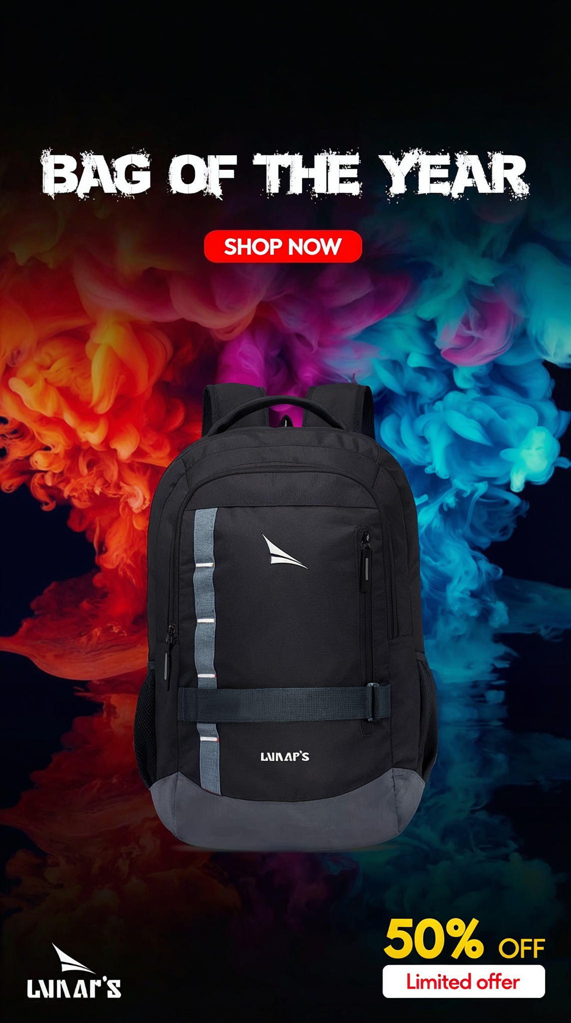 Lunar's Bags Facebook ad