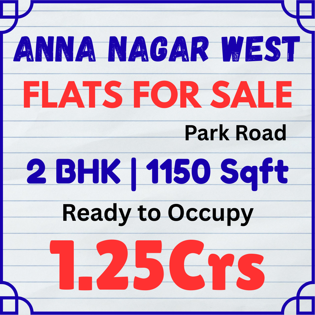 Smart Digital Marketing Agency Facebook ad: 2 BHK Ready to Move in flat at Park road Annanagar west