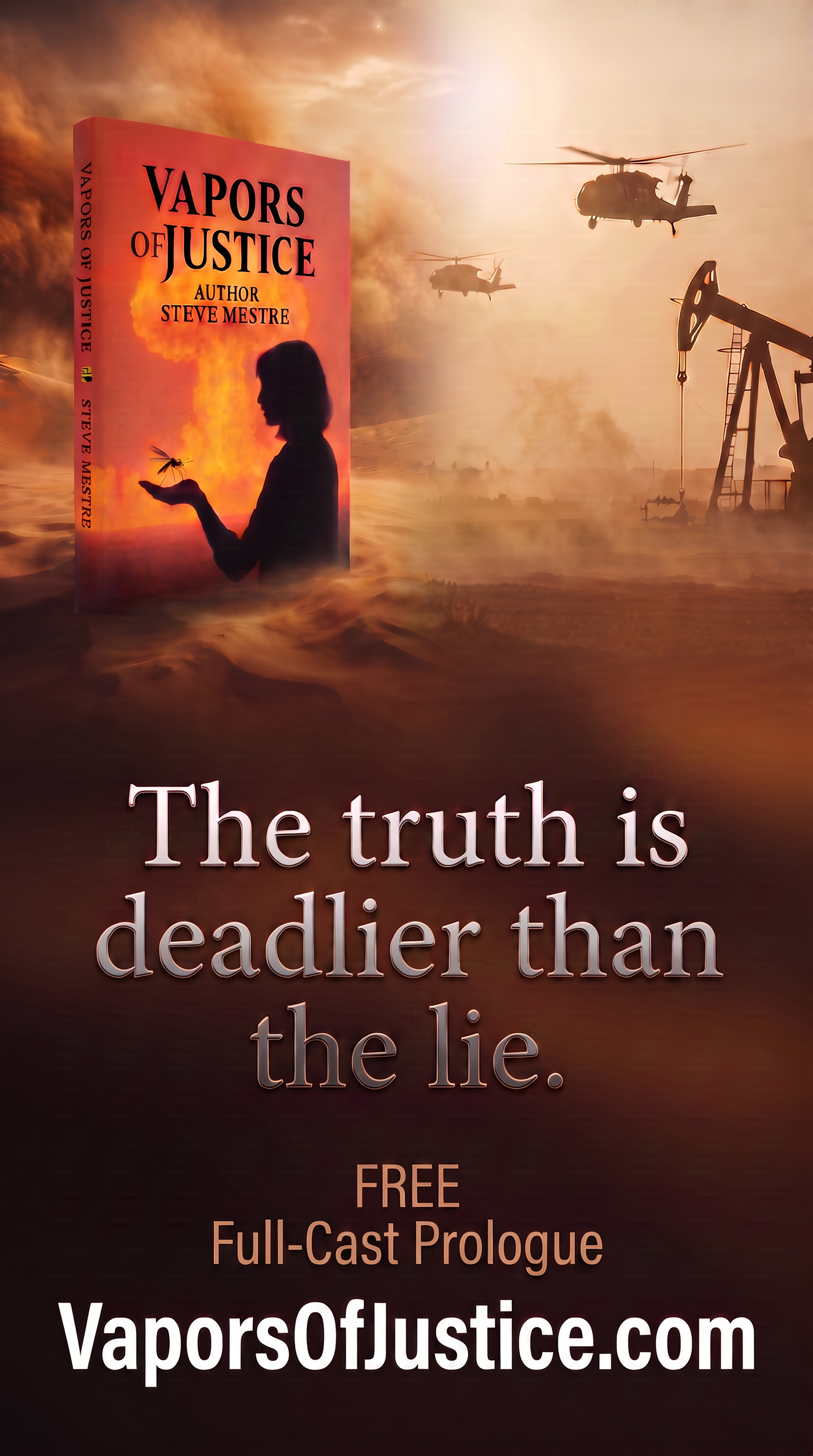 Vapors of Justice Book Facebook ad: The Truth Is Deadlier Than the Lie